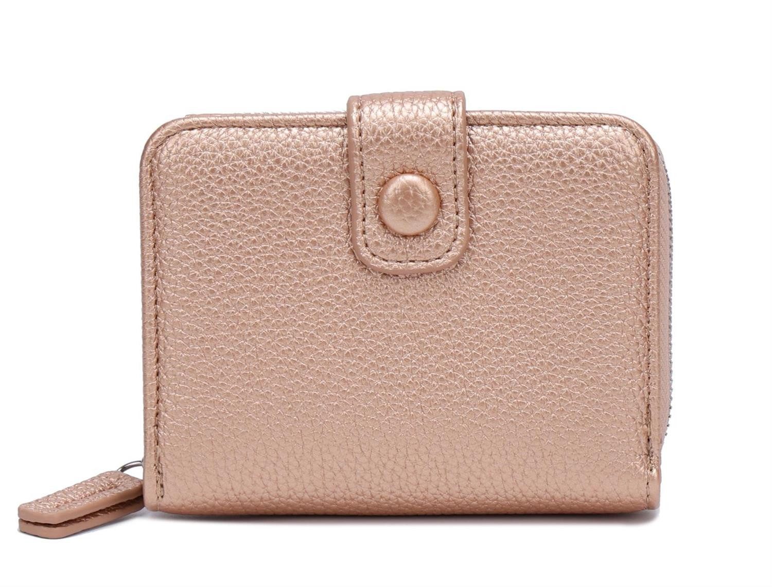 ITALYSHOP24 Geldbörse Damen Kreditkartenetui Brieftasche Portemonnaie Wallet Geldtasche, ausgestattet.