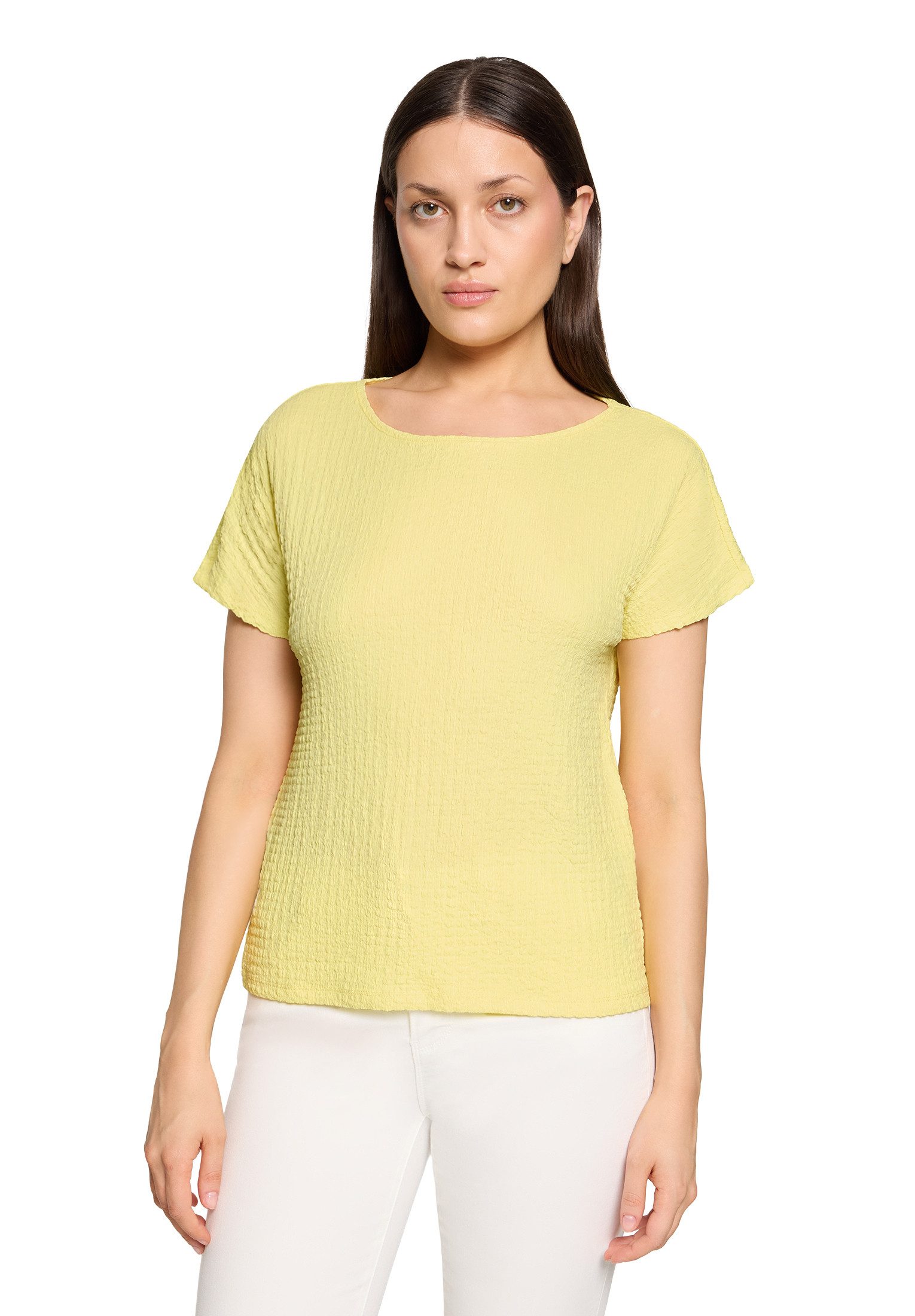 Kurzarmshirt Damen mit U-Boot-Ausschnitt
