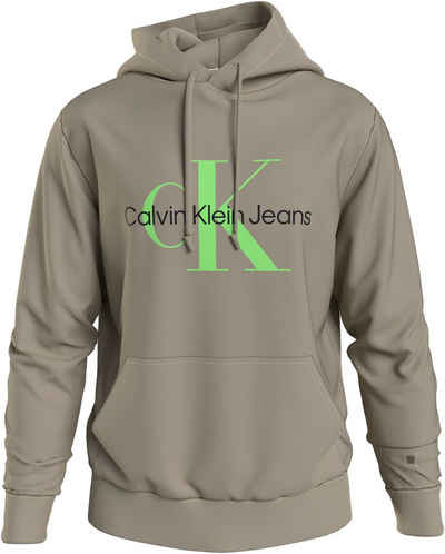 Calvin Klein Jeans Kapuzensweatshirt SEASONAL MONOLOGO REGULAR HOODIE mit Logoprägung