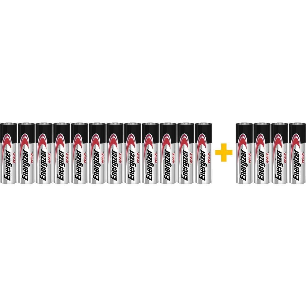 Alkaline Mignon-Batterien, 12+4 Batterie