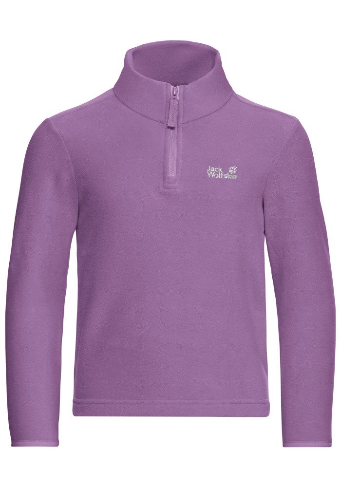 Jack Wolfskin Stehkragenpullover TAUNUS 100 HZ K Kinder-Fleecepullover, Halfzip-Reißverschluss, Stehkragen – Bild 4 von 5