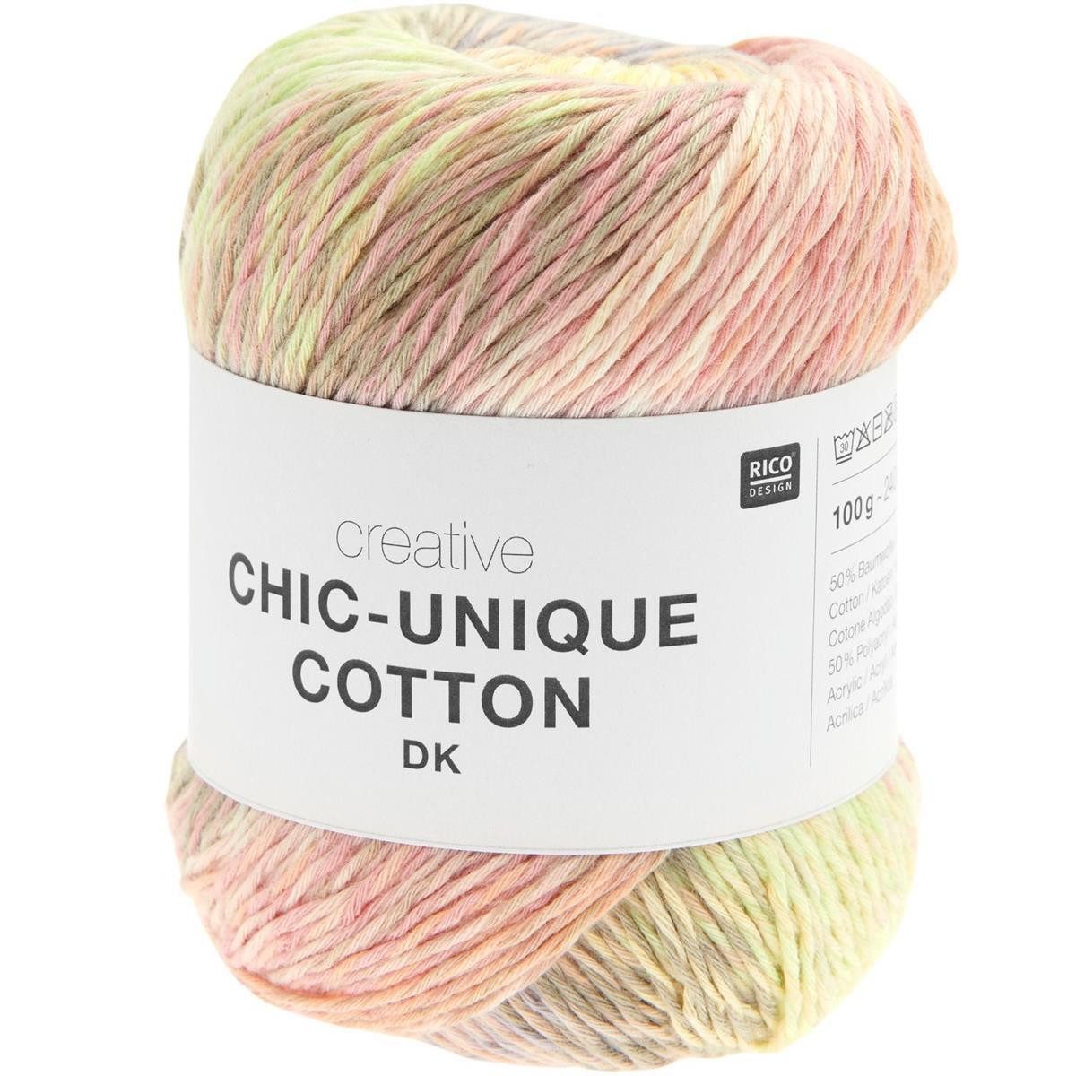rico Creative Chic-Unique Cotton dk Häkelwolle, 240 m