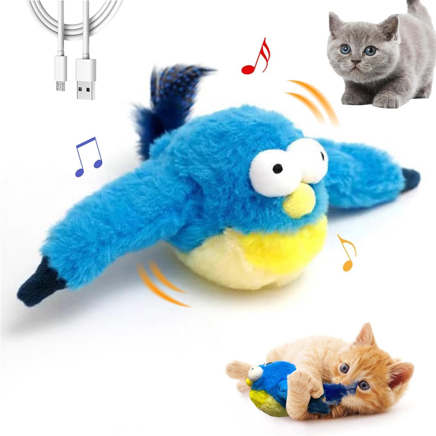 BlingBin Tier-Intelligenzspielzeug Katzenspielzeug Elektrisch zur Selbstbes günstig online kaufen