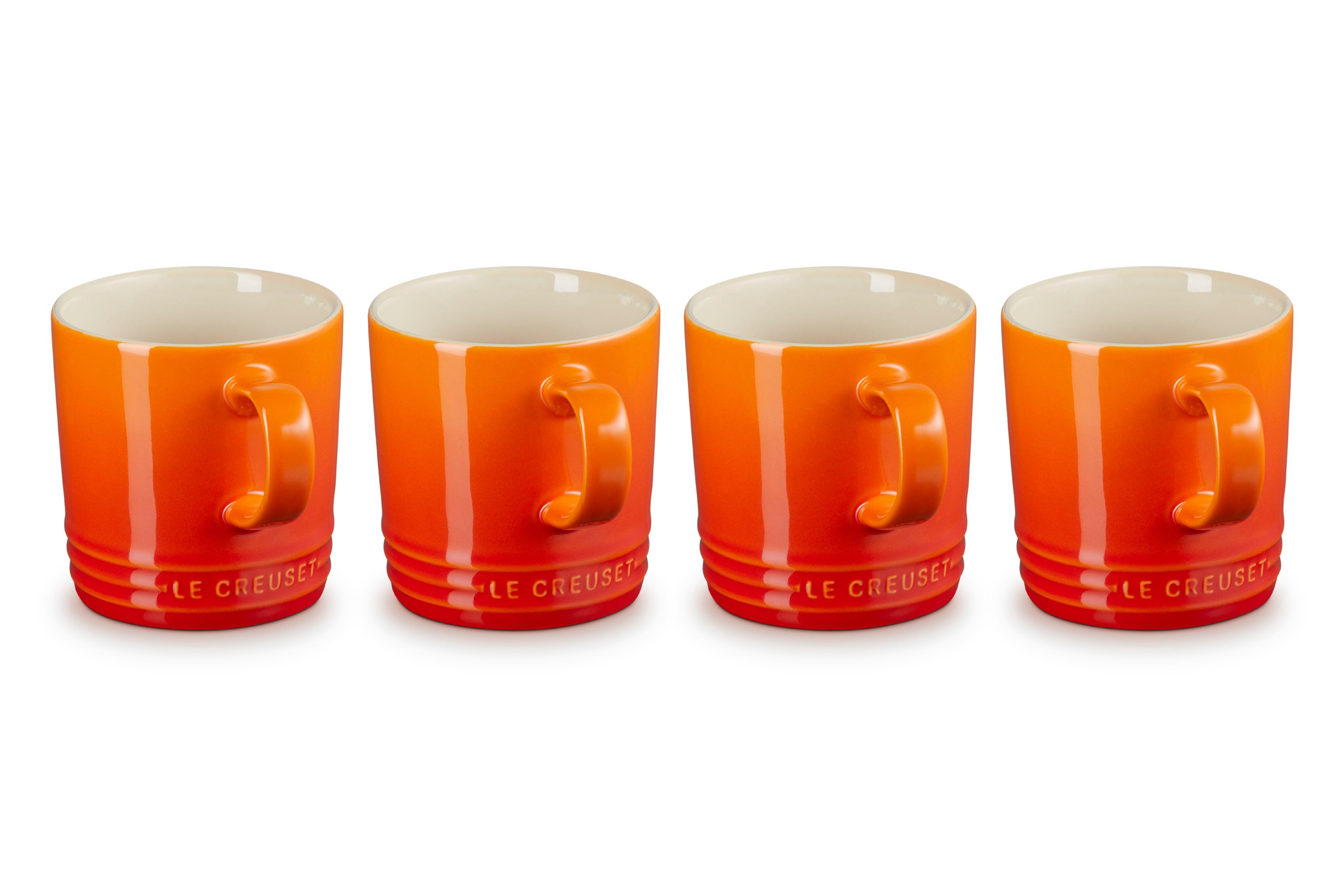 LE CREUSET Tasse Becher-Set, Ofenrot 79113350900000
