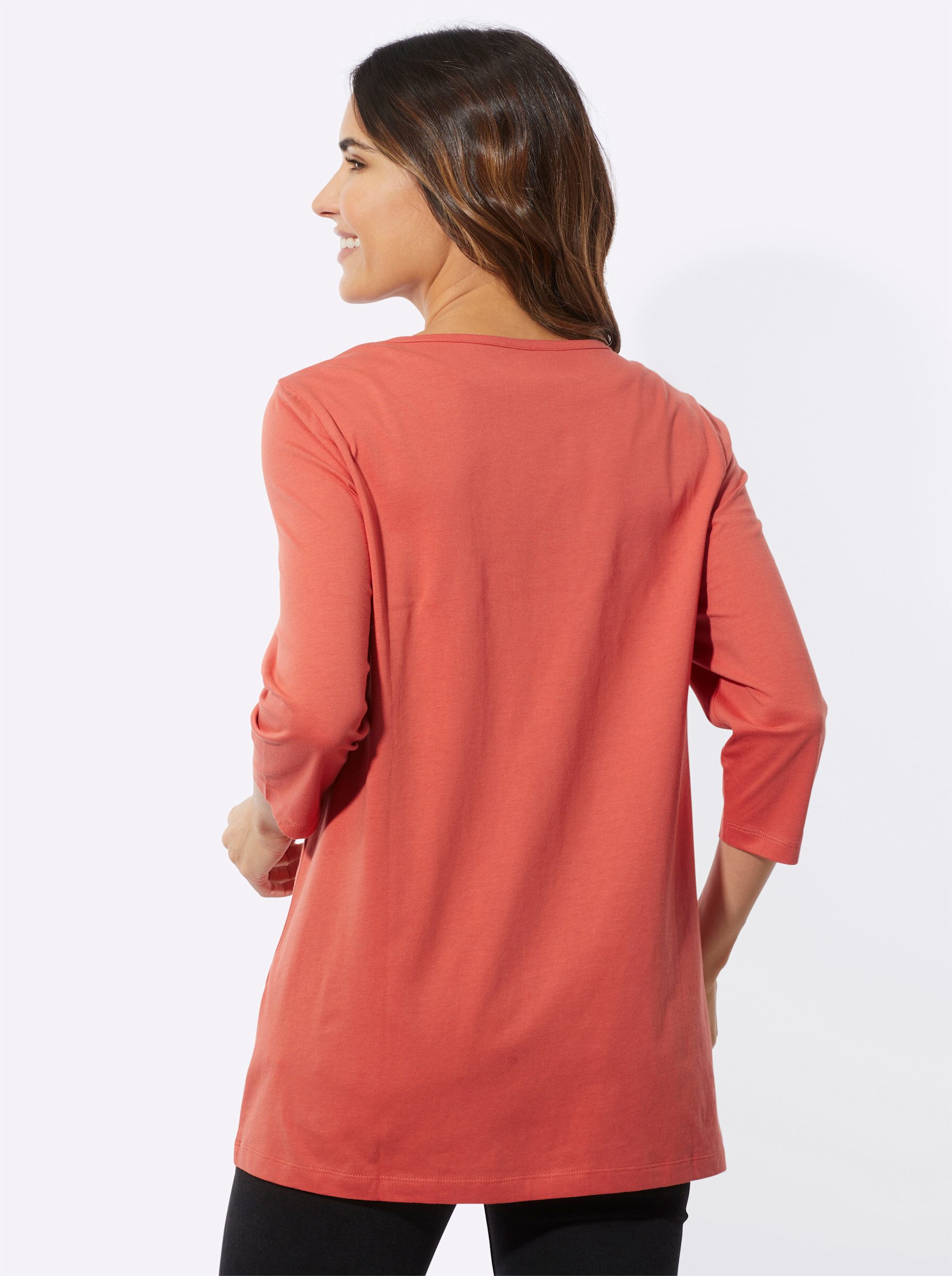 Sieh an! T-Shirt Longshirt . günstig online kaufen