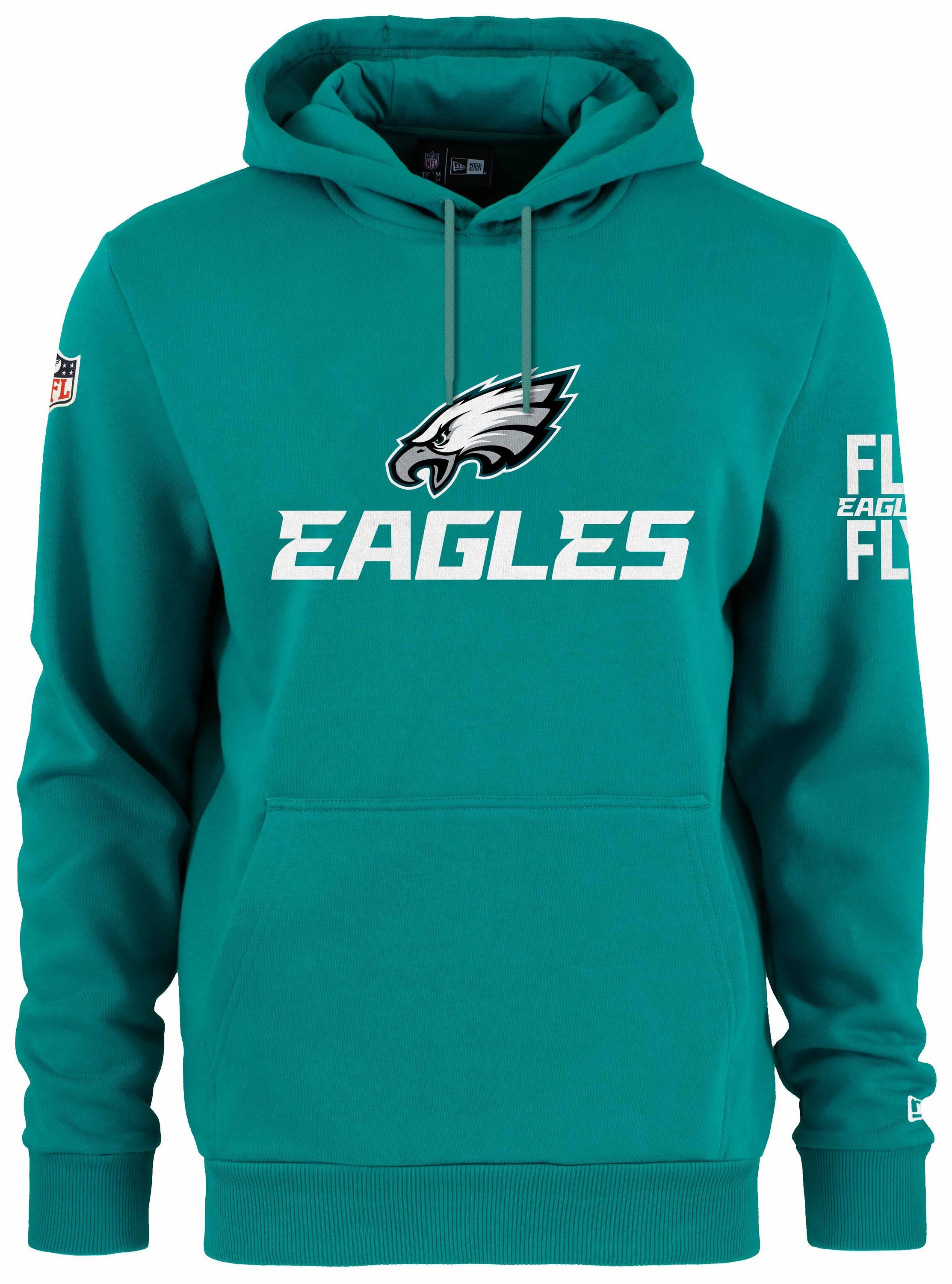 New Era Hoodie NFL Philadelphia Eagles Team Logo and Name