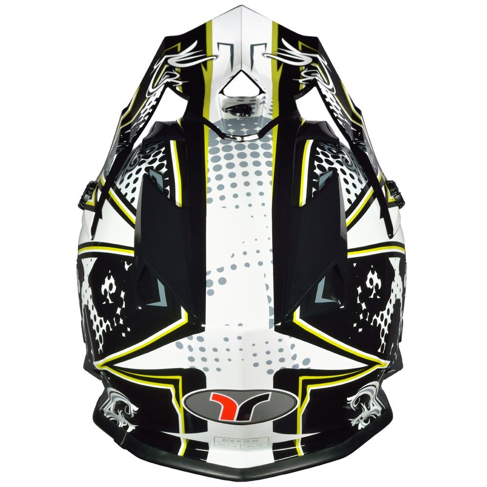rueger-helmets Motorradhelm rueger RK-652 Kinder Crosshelm, kleine Schale 1290 Gramm schwer XXS-S – Bild 4 von 5