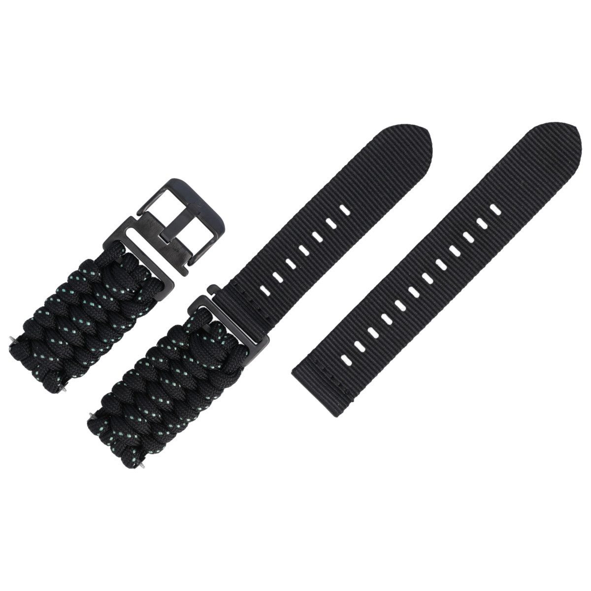 Victorinox Uhrenarmband 25mm Textil Schwarz 5885