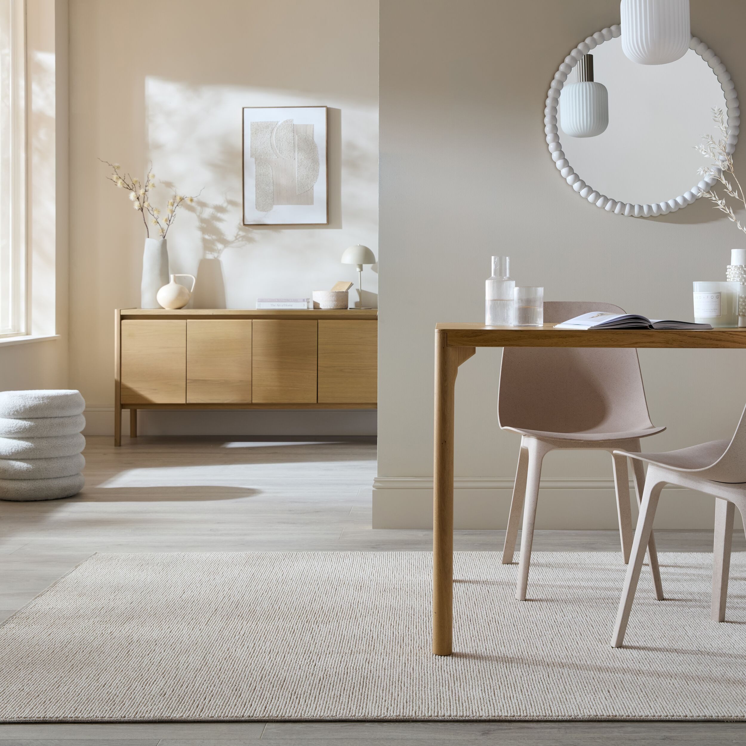 FLAIR RUGS Teppich LINEAR WASHABLE, rechteckig, Höhe: 9 mm