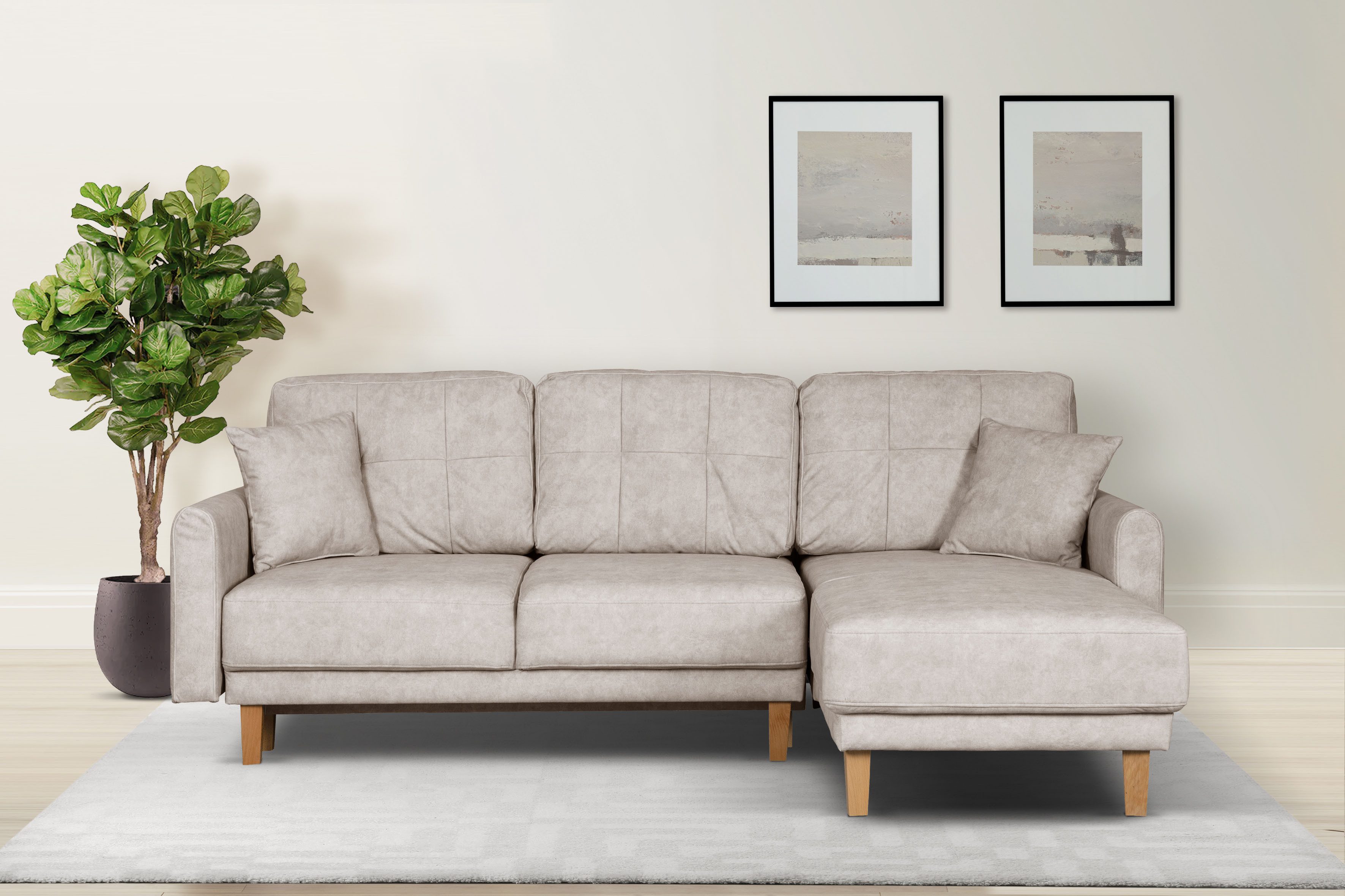 Home affaire Ecksofa TRIPLO optionale Schlafsofa günstig online kaufen