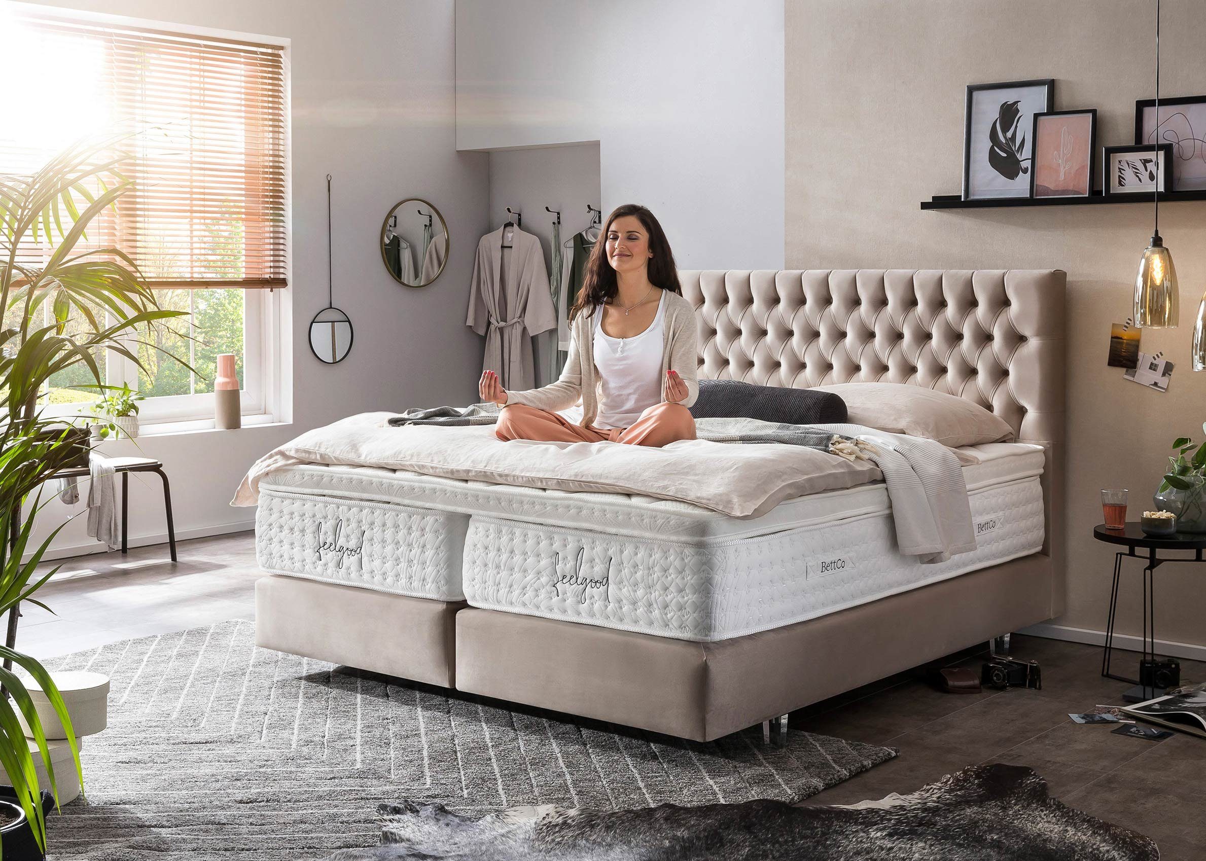 BettCo Boxspringbett Vegas (140 x 200 günstig online kaufen