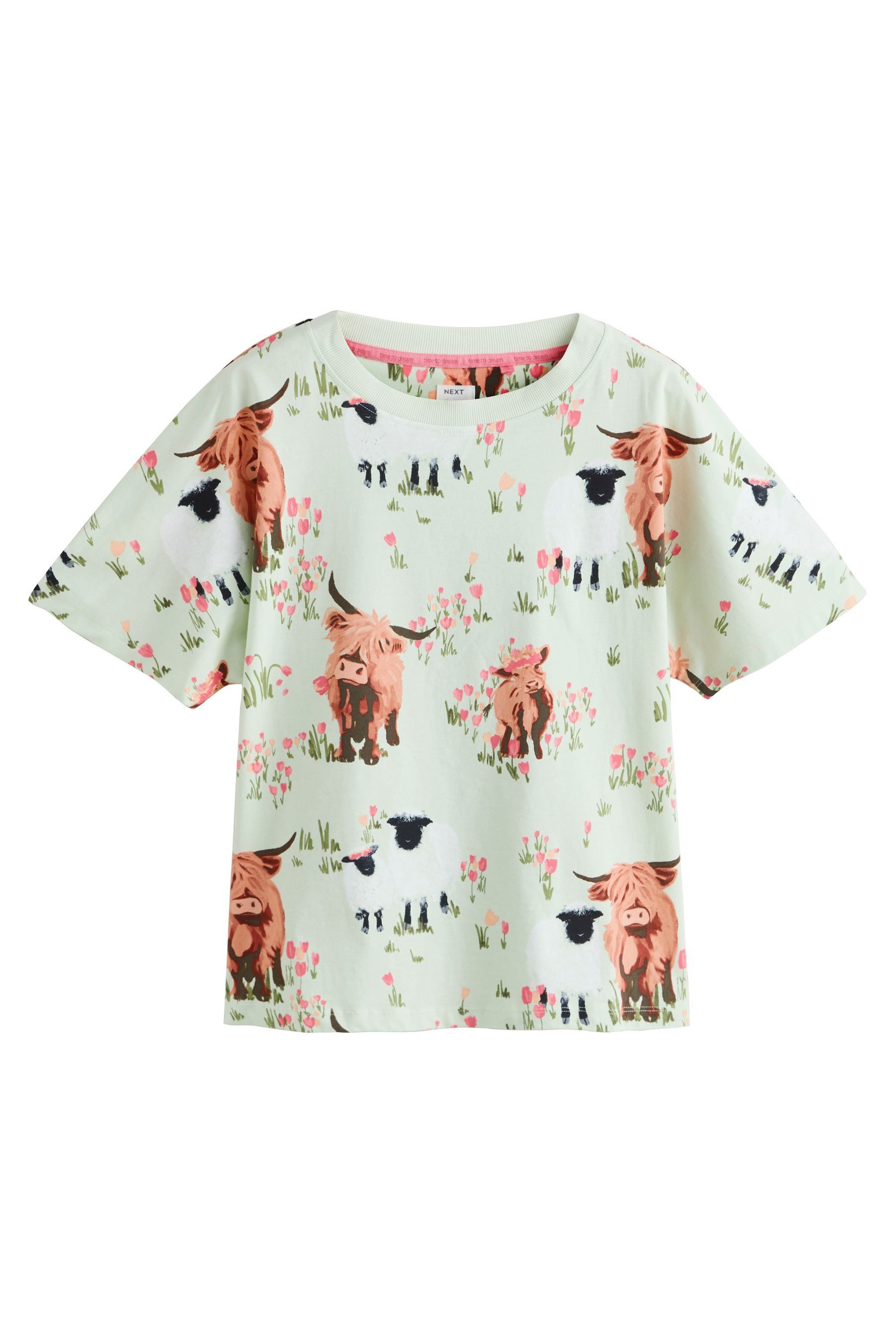 Next Pyjama Kurzes Pyjama-Set aus Baumwolle (2 tlg) günstig online kaufen