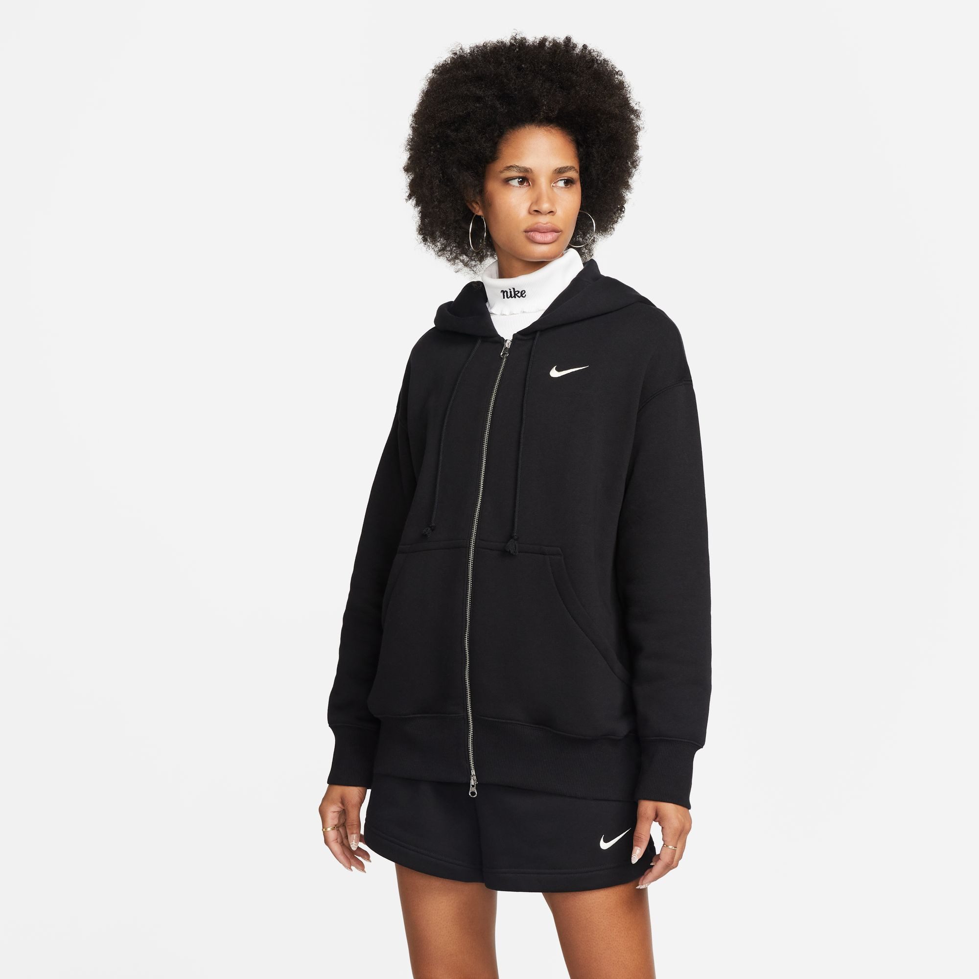 Nike Sportswear Kapuzensweatshirt W NSW PHNX FLC FZ OS HOODIE Oversize Kapu günstig online kaufen