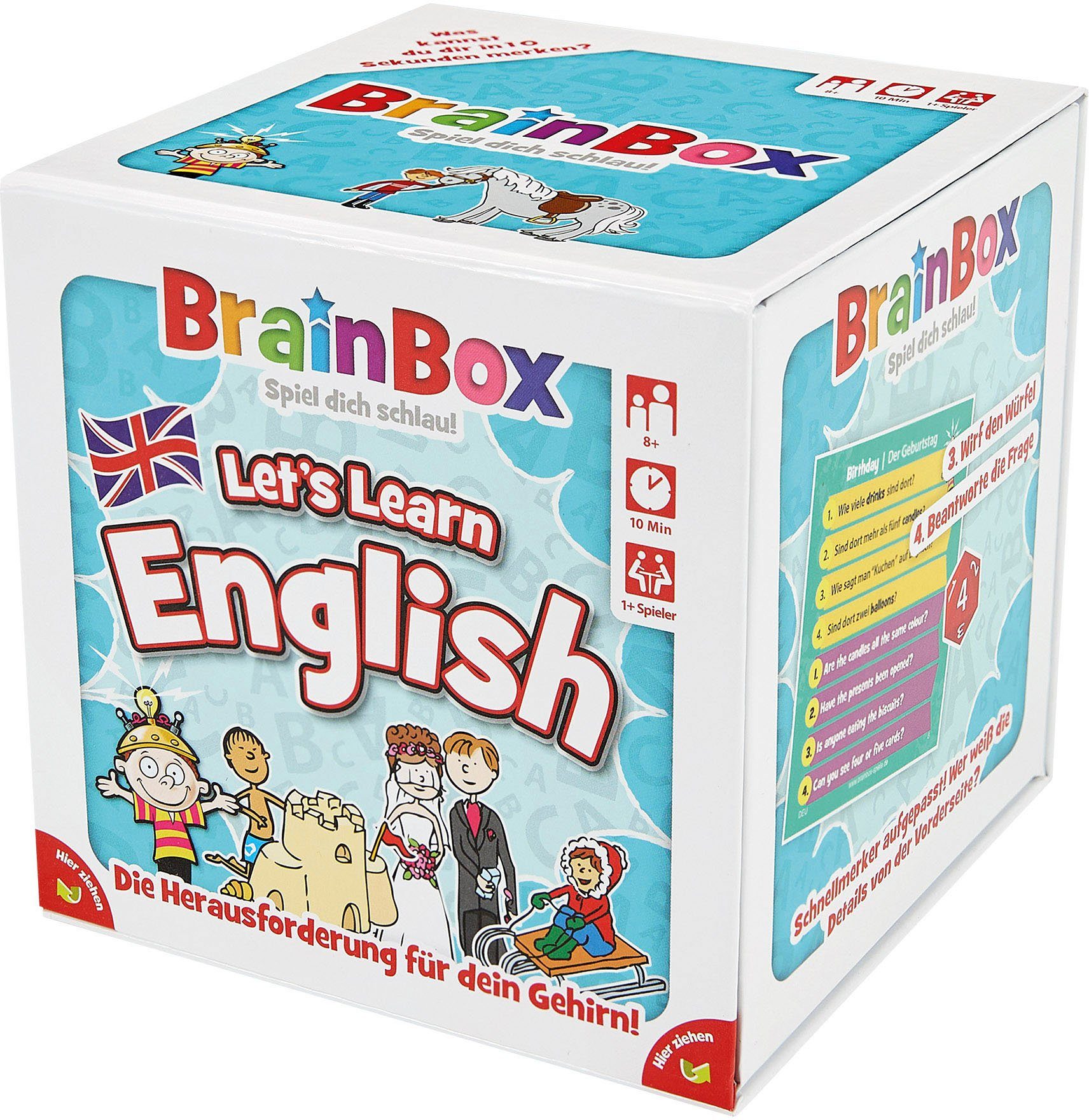 BrainBox Spiel Let's Learn English, Lernspiel