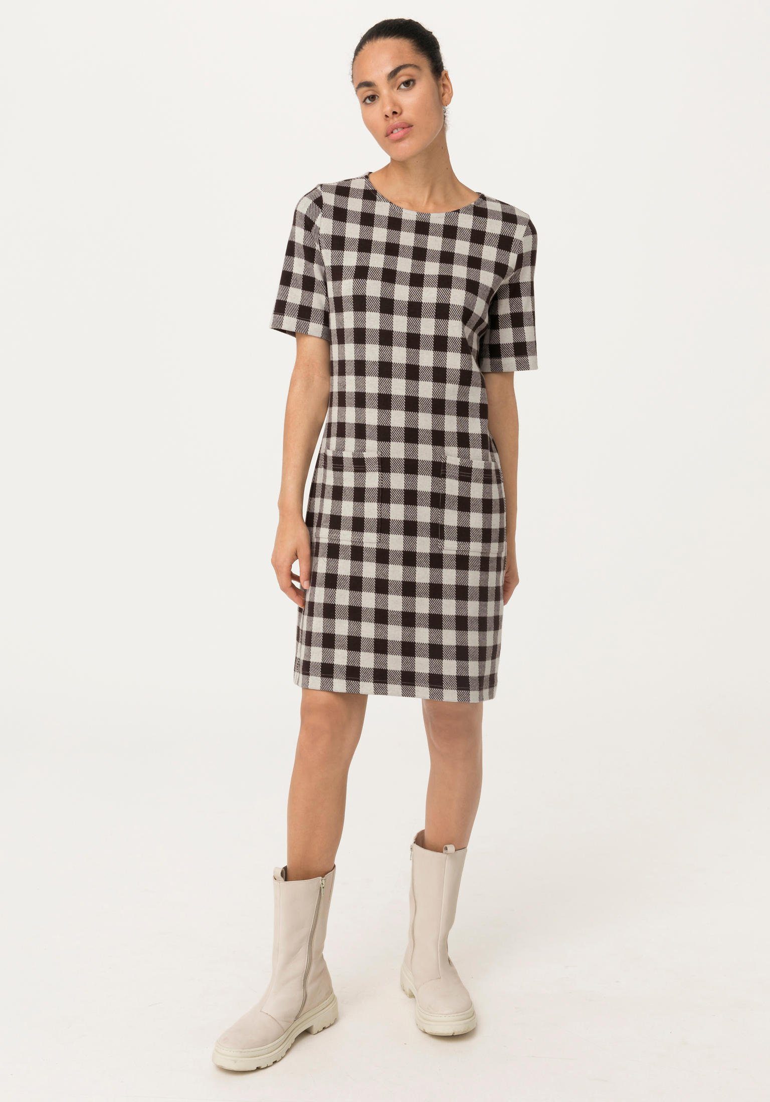 Hessnatur Jerseykleid aus Bio-Baumwolle (1-tlg)