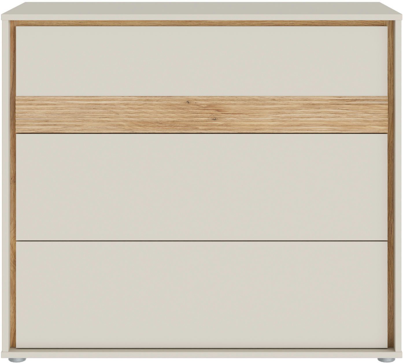 FORTE Schubkastenkommode, B/H/T 96,3/84,1/50,2 cm
