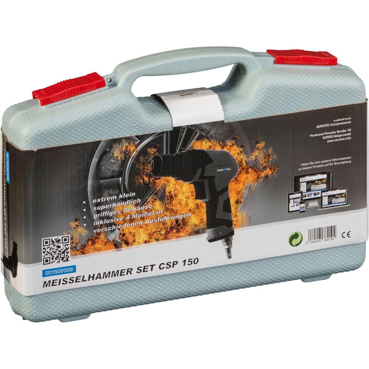 Aerotec Druckluftgeräte-Set CSP 150 Meißelhammer-Set