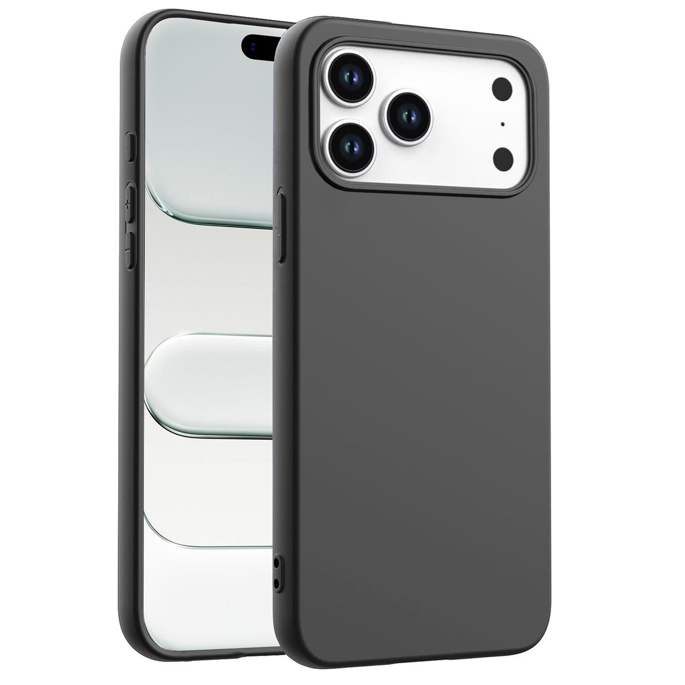 CoolGadget Handyhülle Silikon Colour Series Slim Case für Apple iPhone 17 Pro Max 6,9 Zoll, Hülle weich Handy Cover für iPhone 17 Pro Max Schutzhülle Innenfleece
