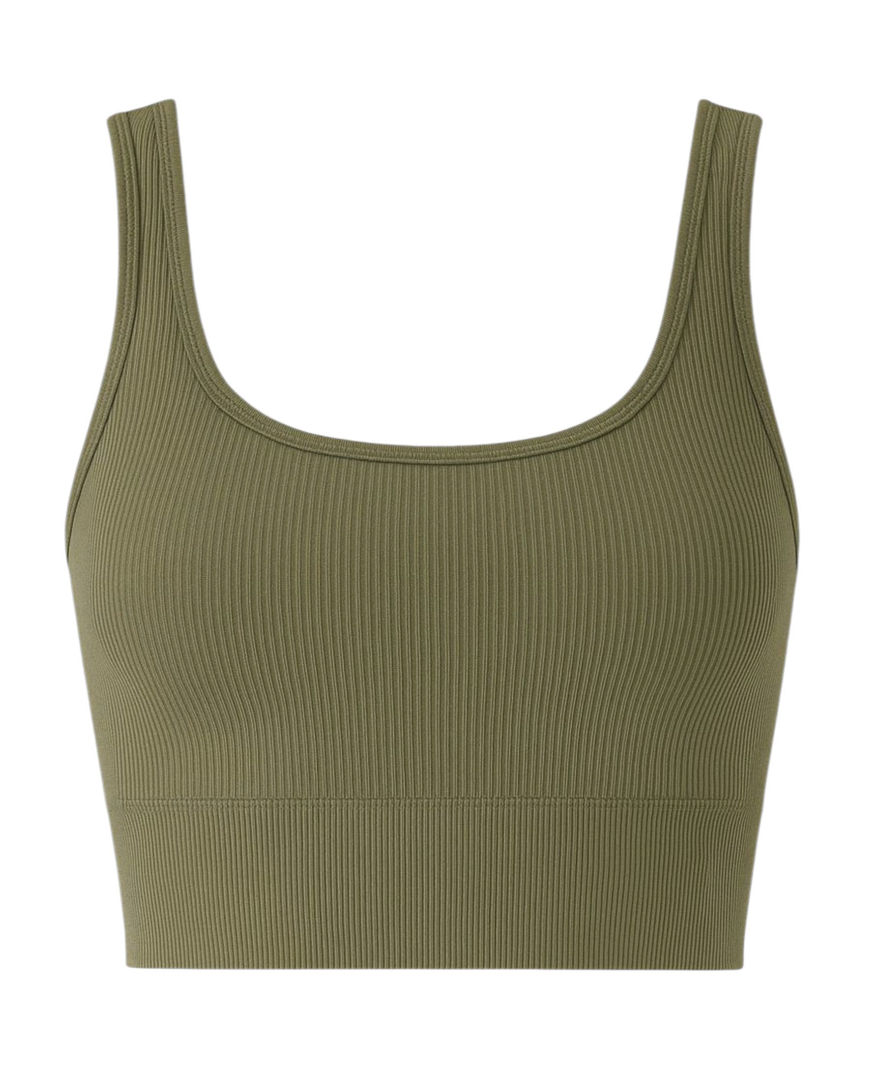 Bustier-Bikini-Top Damen Sport Bustier Tops – elastisch mit abnehmbaren Pads