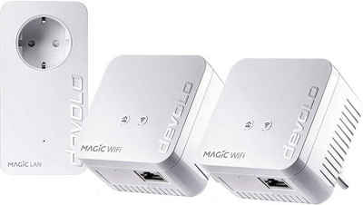 DEVOLO »Magic 1 WiFi mini Multiroom Kit (1200Mbit, G.hn, Powerline + WLAN, Mesh)« WLAN-Router