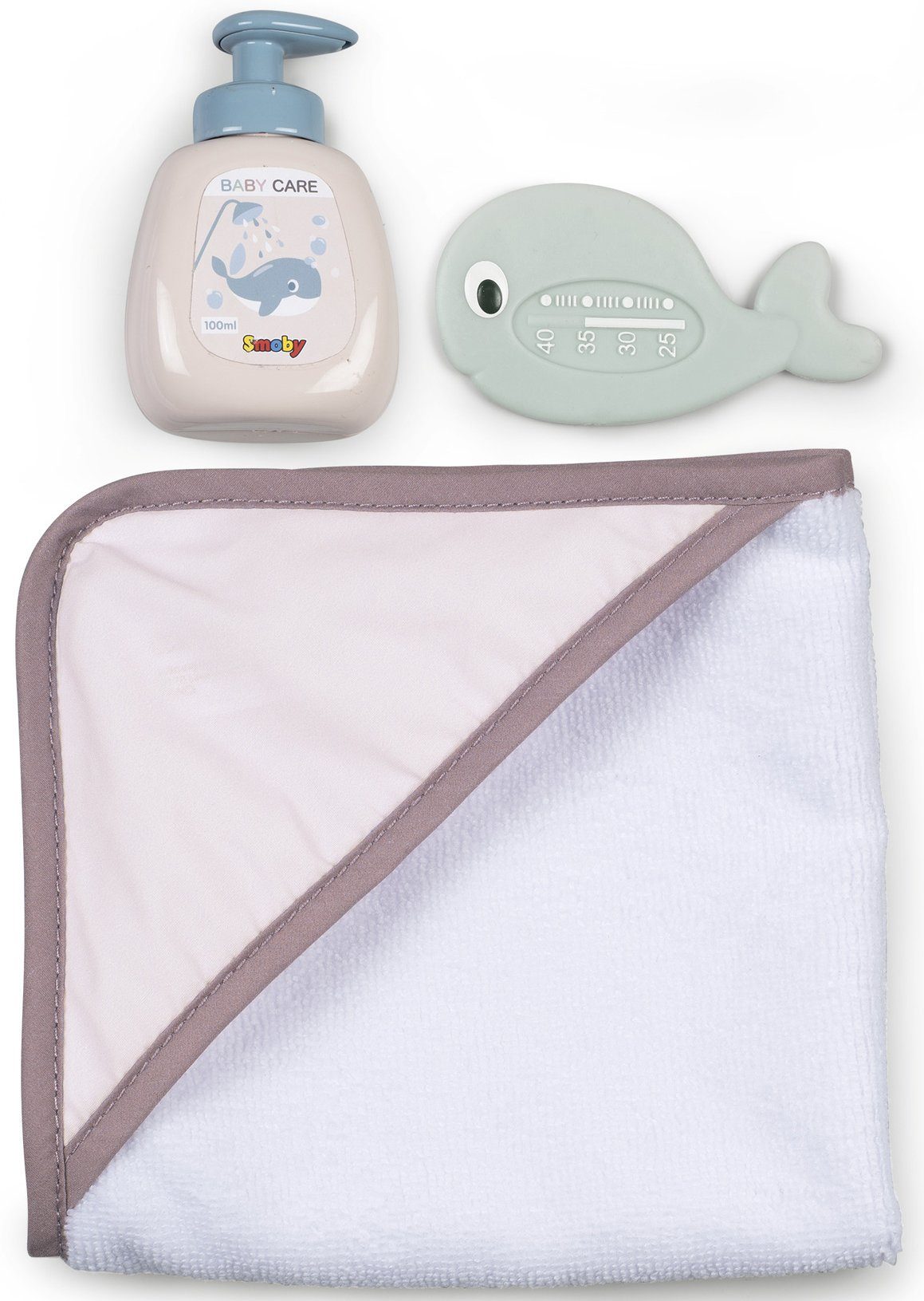 Badewanne mit Puppen Nurse, Baby Puppen-Badewanne, Smoby elektronische Lichteffekten rosa,