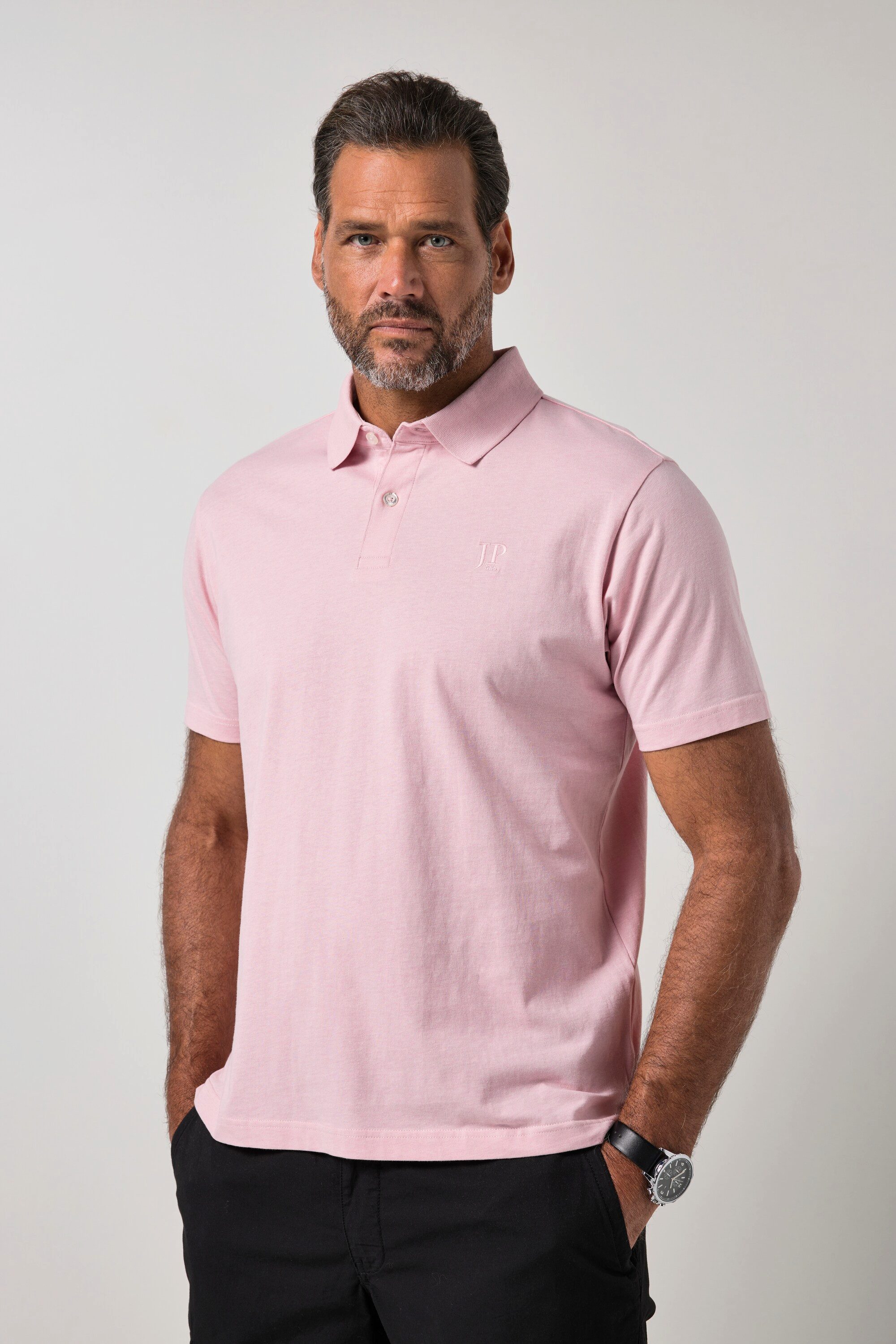 JP1880 Poloshirt Poloshirt Halbarm Lightweight-Jersey bis 8 XL