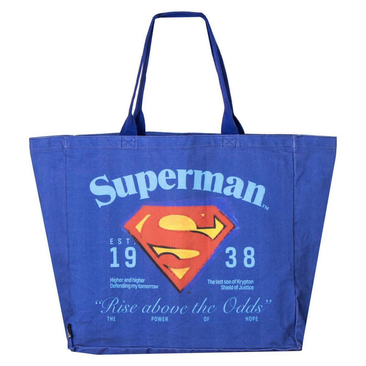 Superman Shopper Shopper für Erwachsene mit robuster Materialkombination