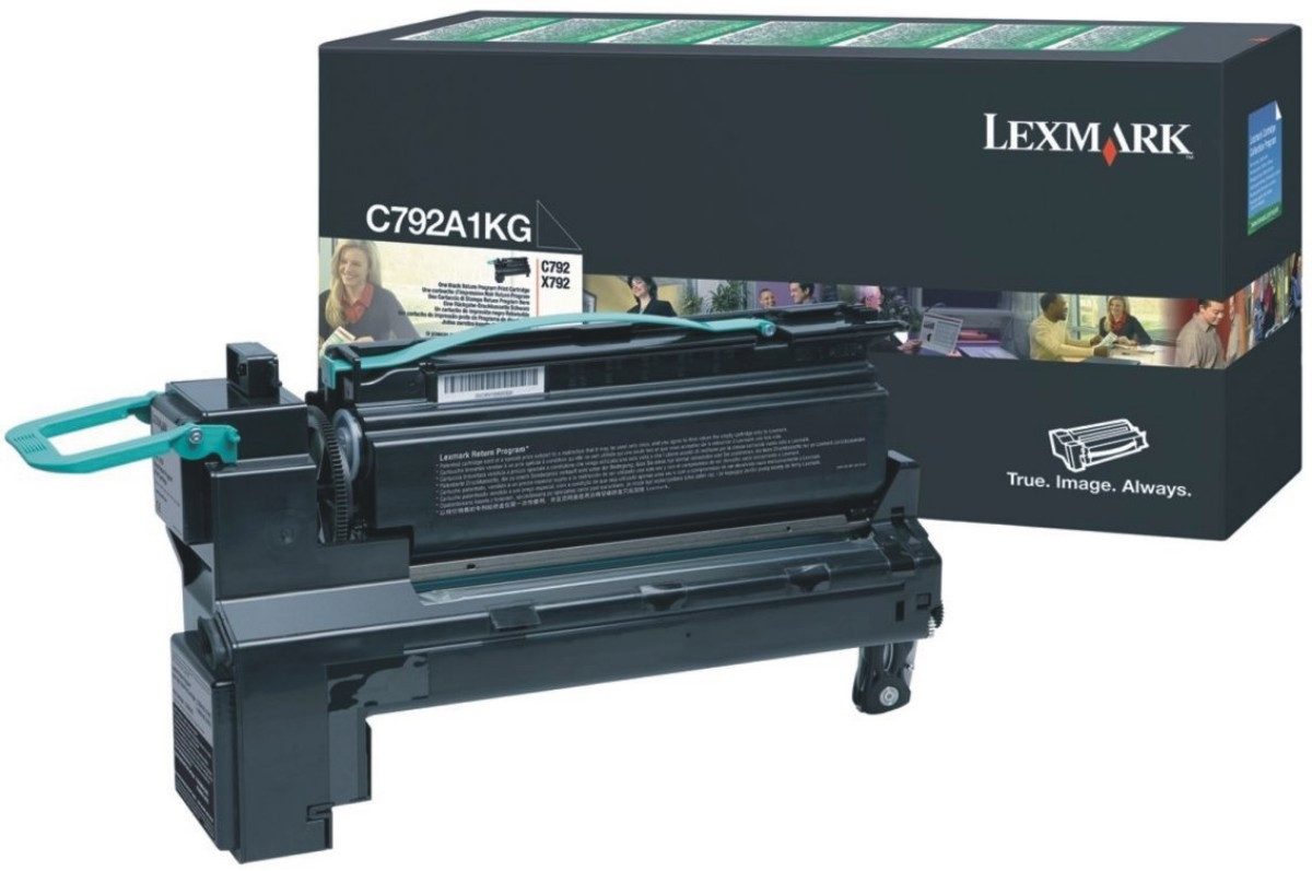 Tonerpatrone Toner Lexmark C792A1KG schwarz.
