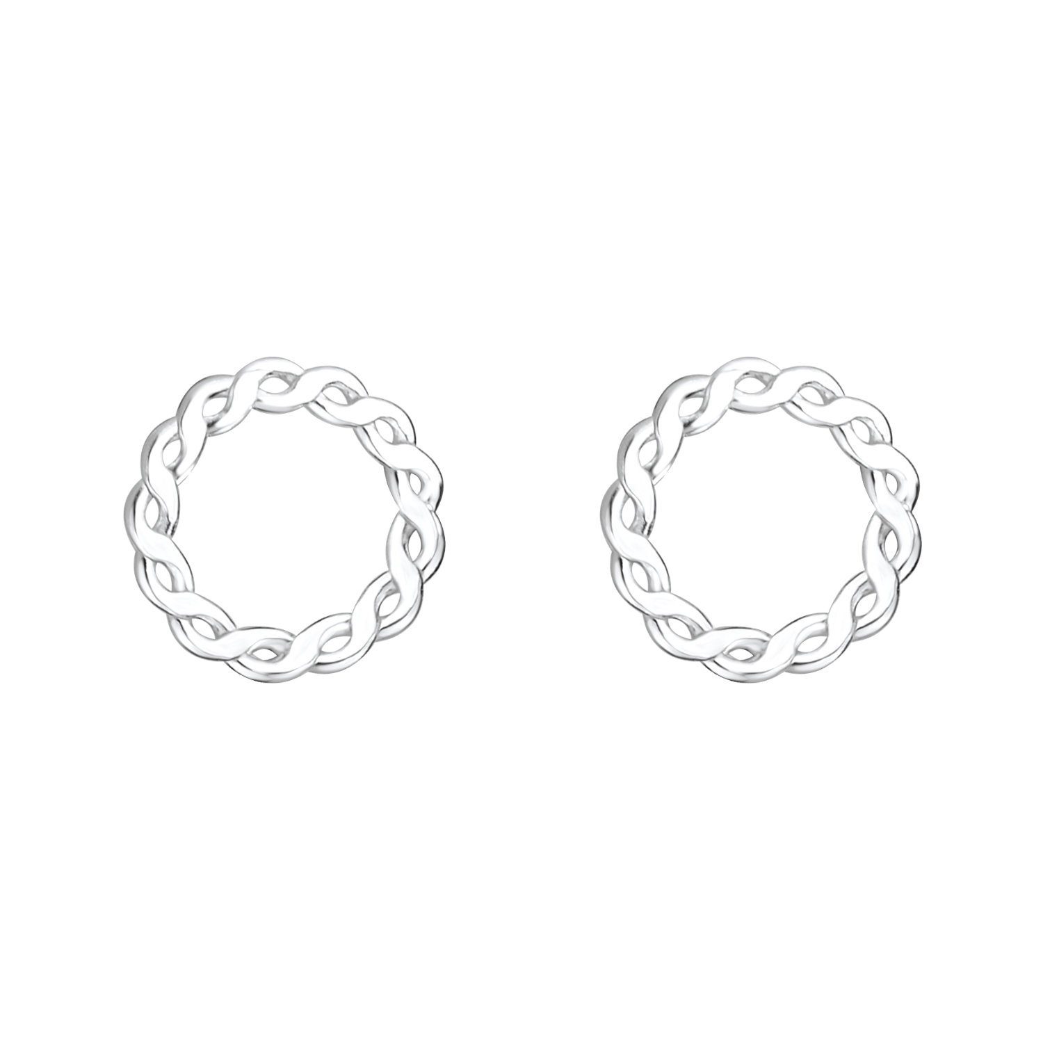 ALEXANDER YORK Paar Ohrstecker DIE VERSCHLUNGENEN, 2-tlg. (Ohrstecker), 925 Sterling Silber