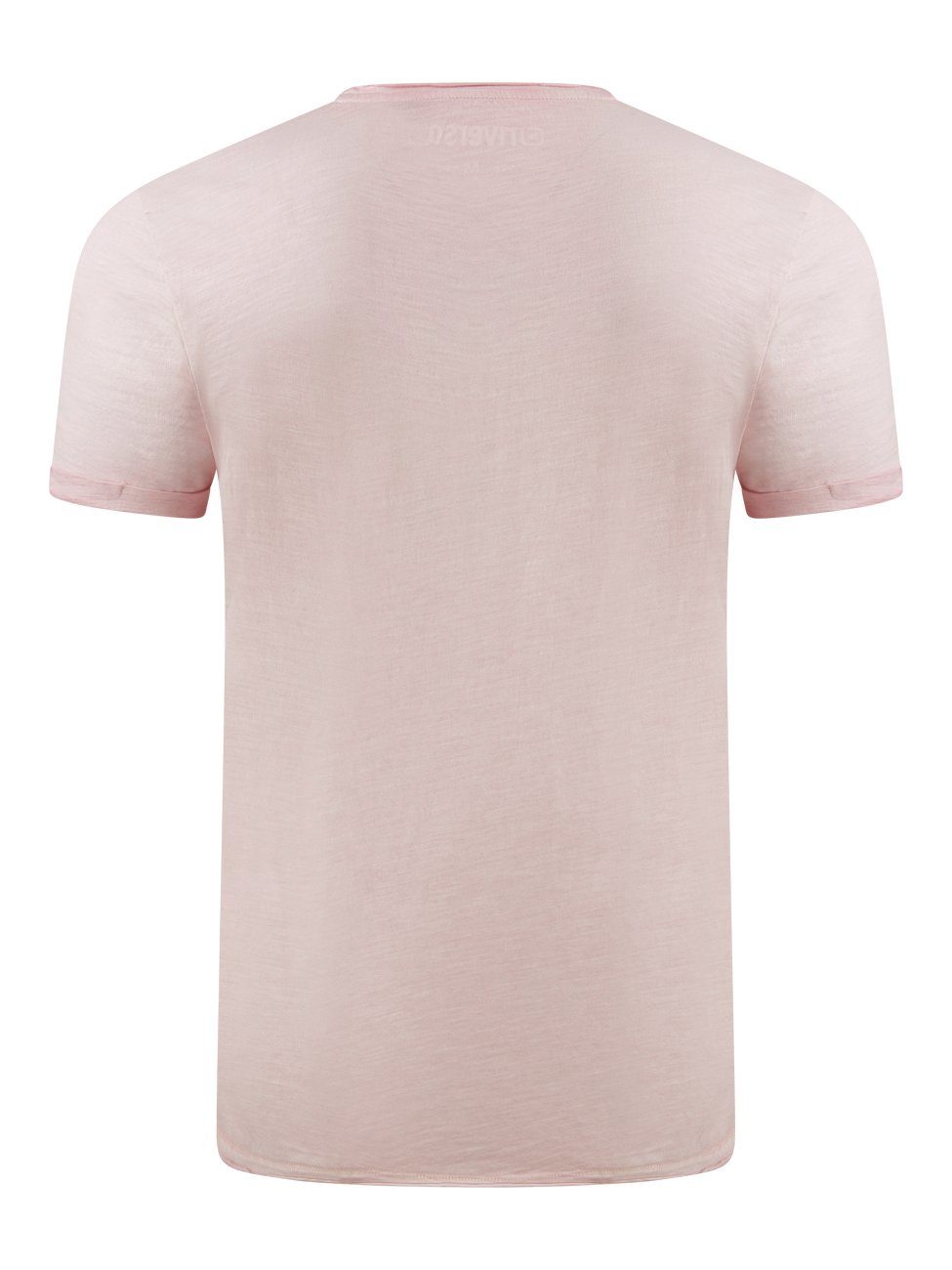 Fit T-Shirt Shirt Herren aus Rundhalsausschnitt Rose Basic RIVMatteo mit Baumwolle (1-tlg) (13200) Kurzarm Tee riverso Light 100% Regular Basic Shirt
