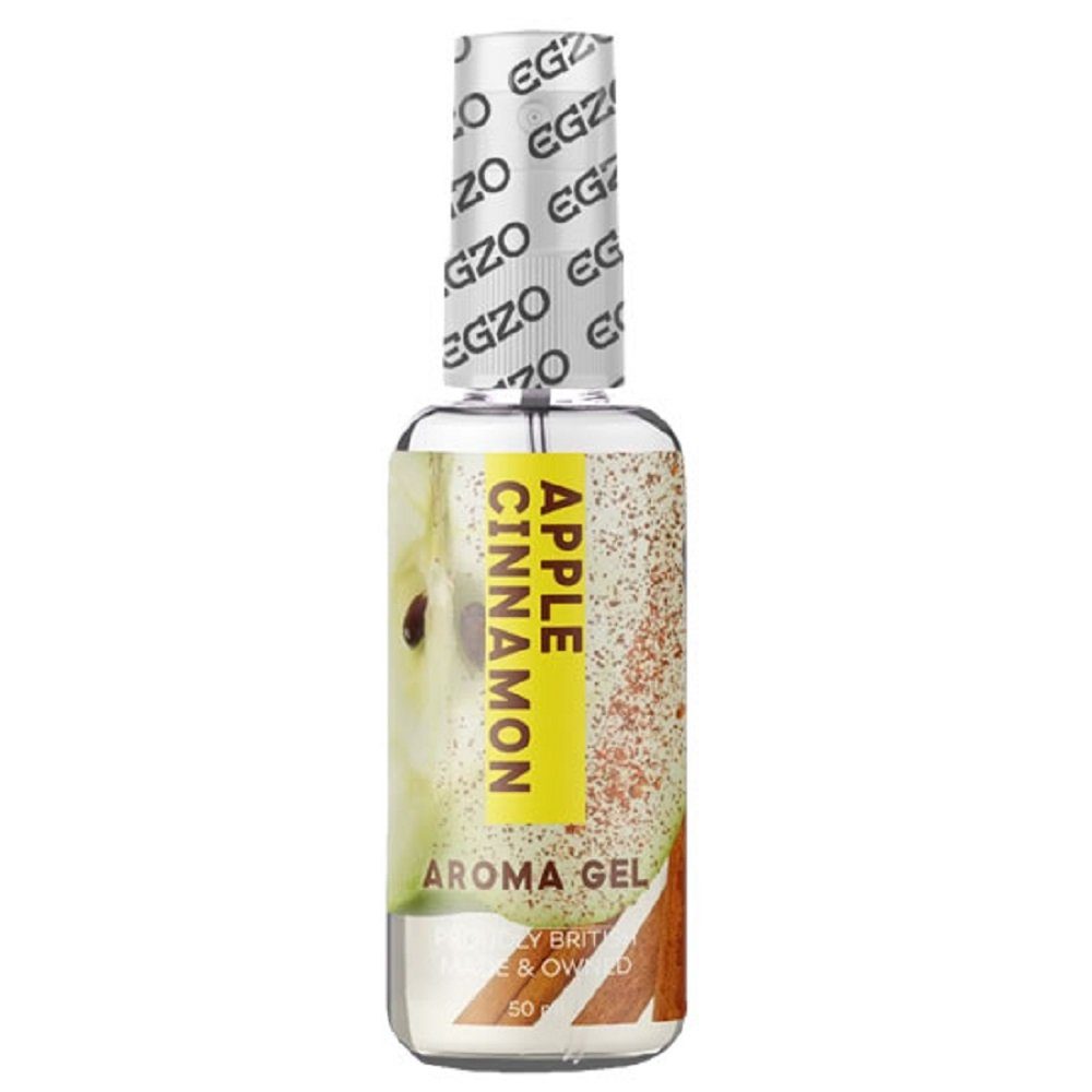 EGZO Gleitgel Aroma Gel «Apple Cinnamon», Apfel-Zimt-Geschmack, Flasche mit 50ml, 1-tlg., aromatisches Gleitgel für köstlichen Oralsex