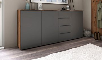 borchardt Möbel Highboard Tom, Breite 200 cm