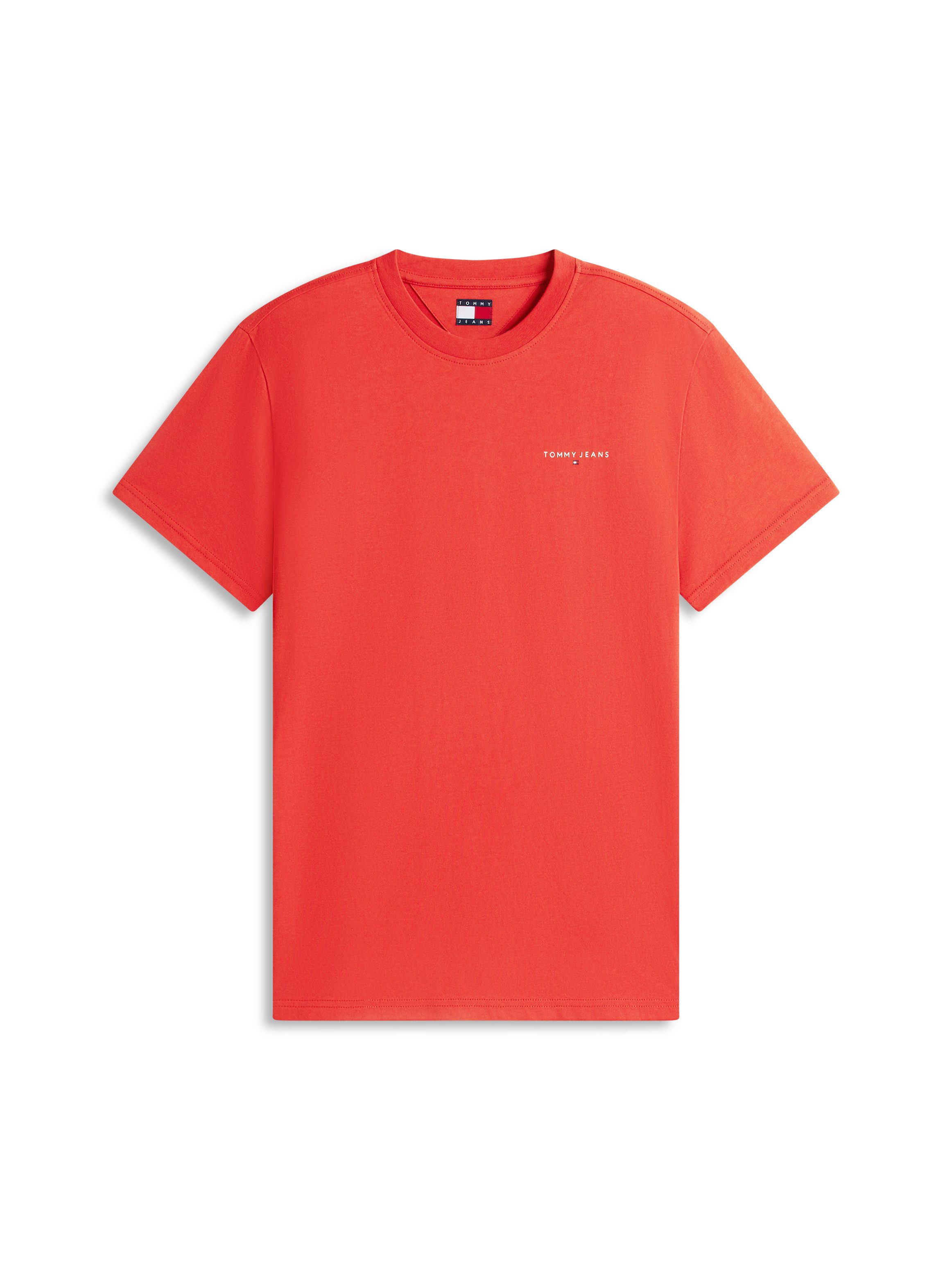 Tommy Jeans T-Shirt TJM SLIM LINEAR CHEST TEE EXT Mit Rundhalsausschnitt – Bild 4 von 5