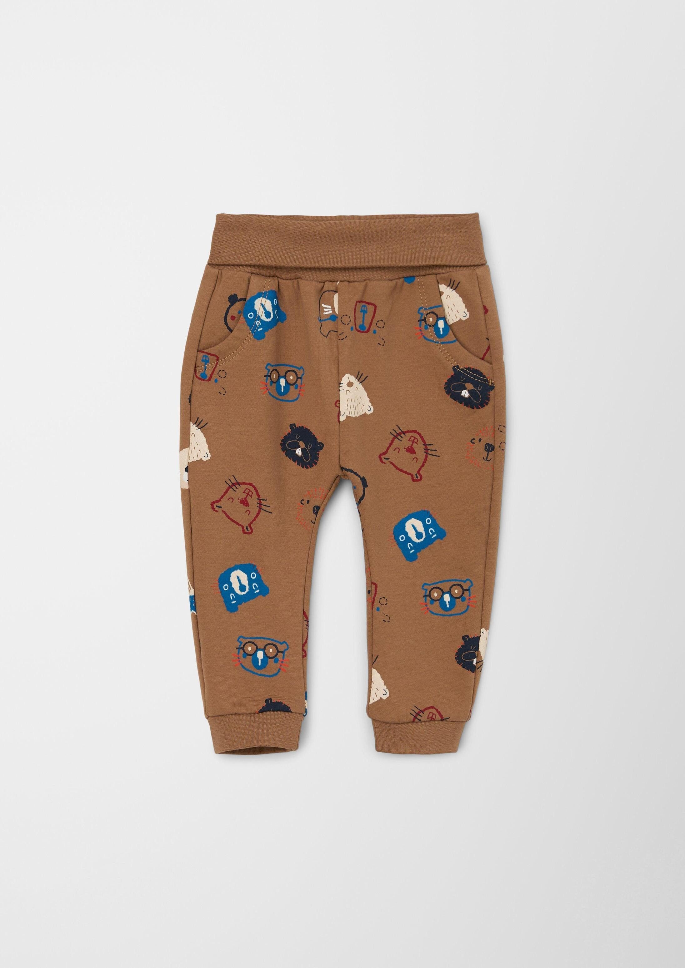s.Oliver Jogginghose Leggings Regular: Joggers mit Allover-Print