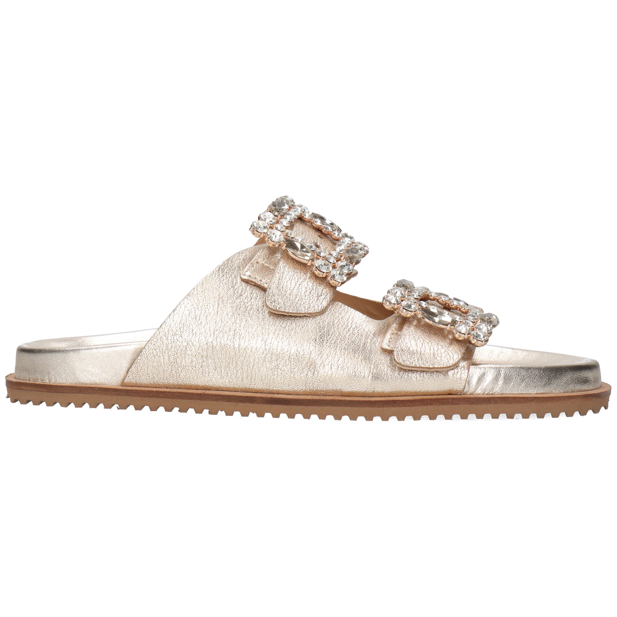 Melvin & Hamilton Eve 1 Leder-Pantoletten für Damen Pantolette Flache Absätze, Echtes Leder