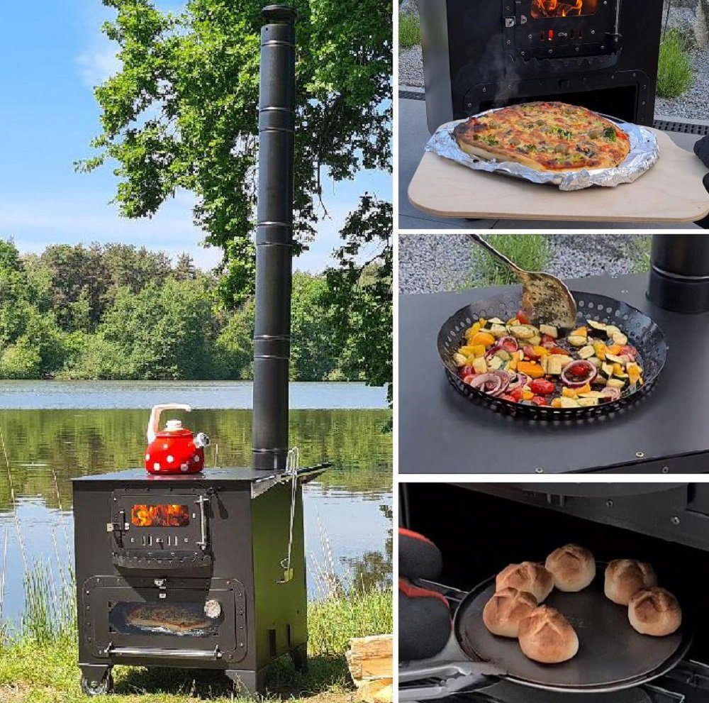 ECOfoxx Grillkamin Gartenherd ELISE - Notkocher