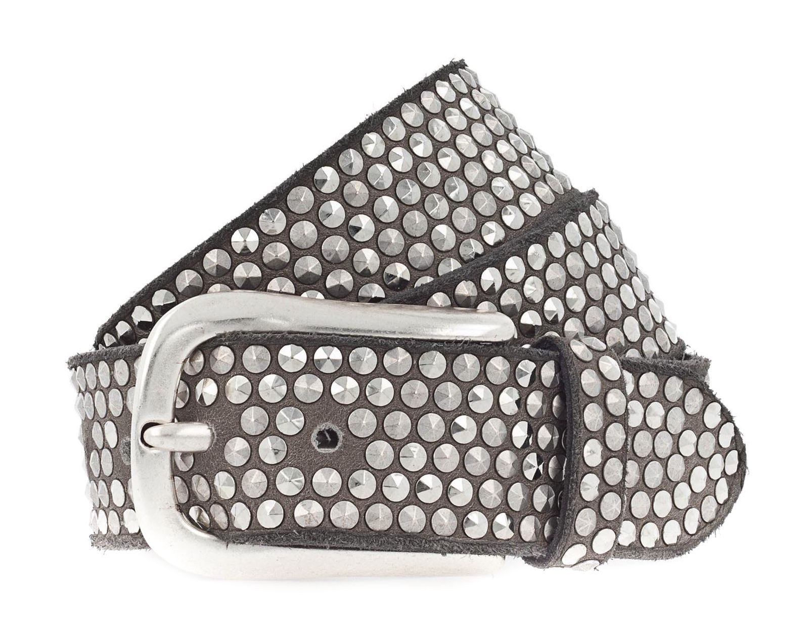Ledergürtel Zoe Silver Stud Belt