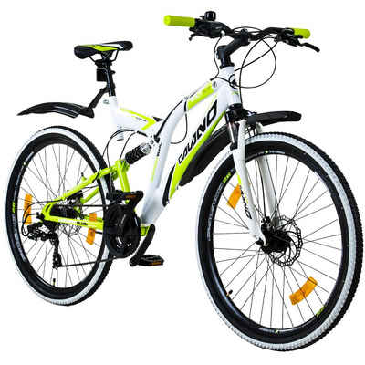 Galano Mountainbike Volt DS, 21 Gang, Kettenschaltung, 26 Zoll Jugendfahrrad MTB Fully ab 160 cm für Mädchen und Jungen