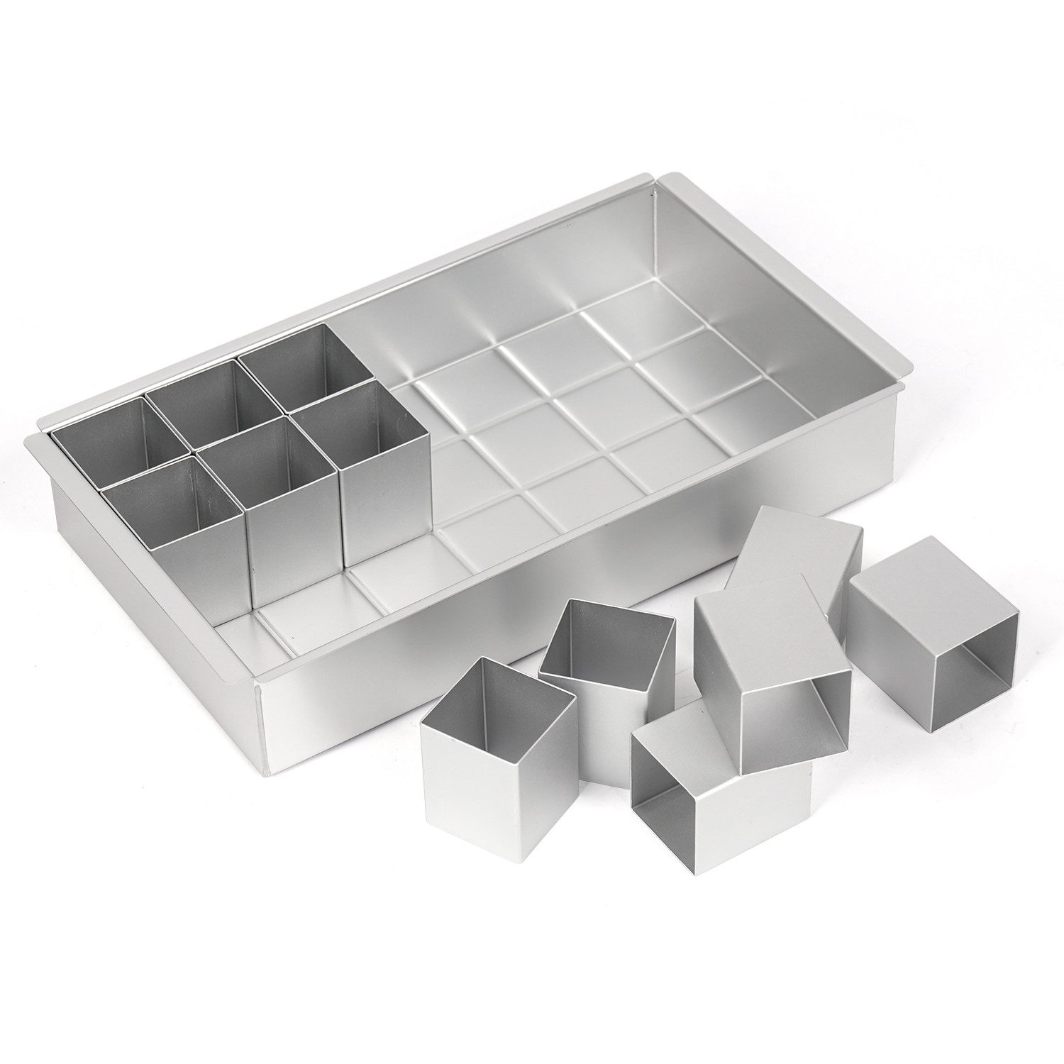 OSTWOLKE Backform Aluminium Kuchenform Zahlen und Buchstaben DIY Backen Formen Set, Hochzeit, Geburtstag, Taufe