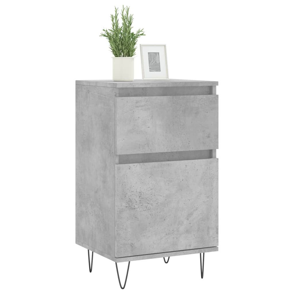 vidaXL Sideboard Sideboard Betongrau 40x35x70 cm günstig online kaufen