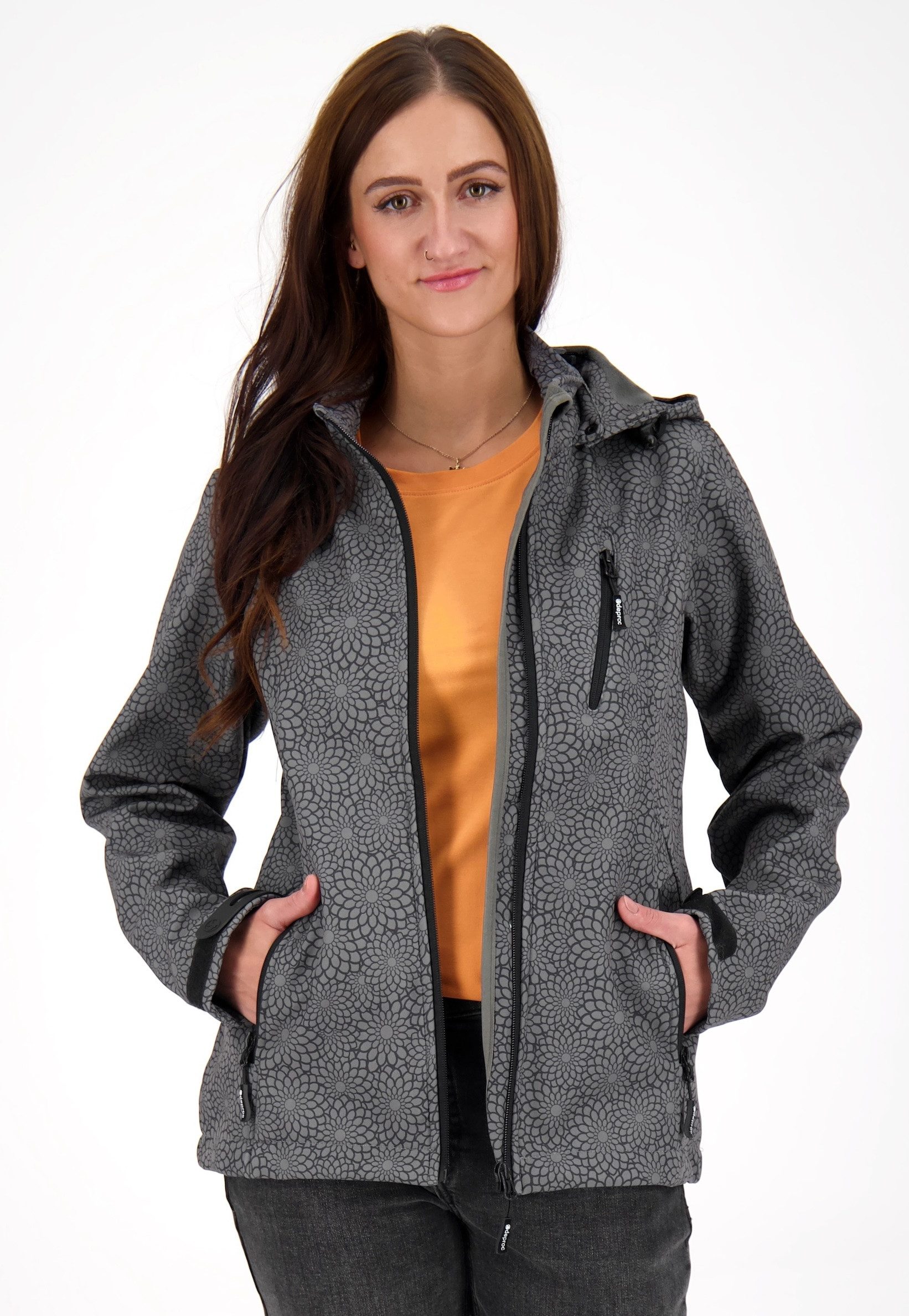 DEPROC Active Funktionsjacke SHELBY XV OS WMN mit abnehmbarer Kapuze