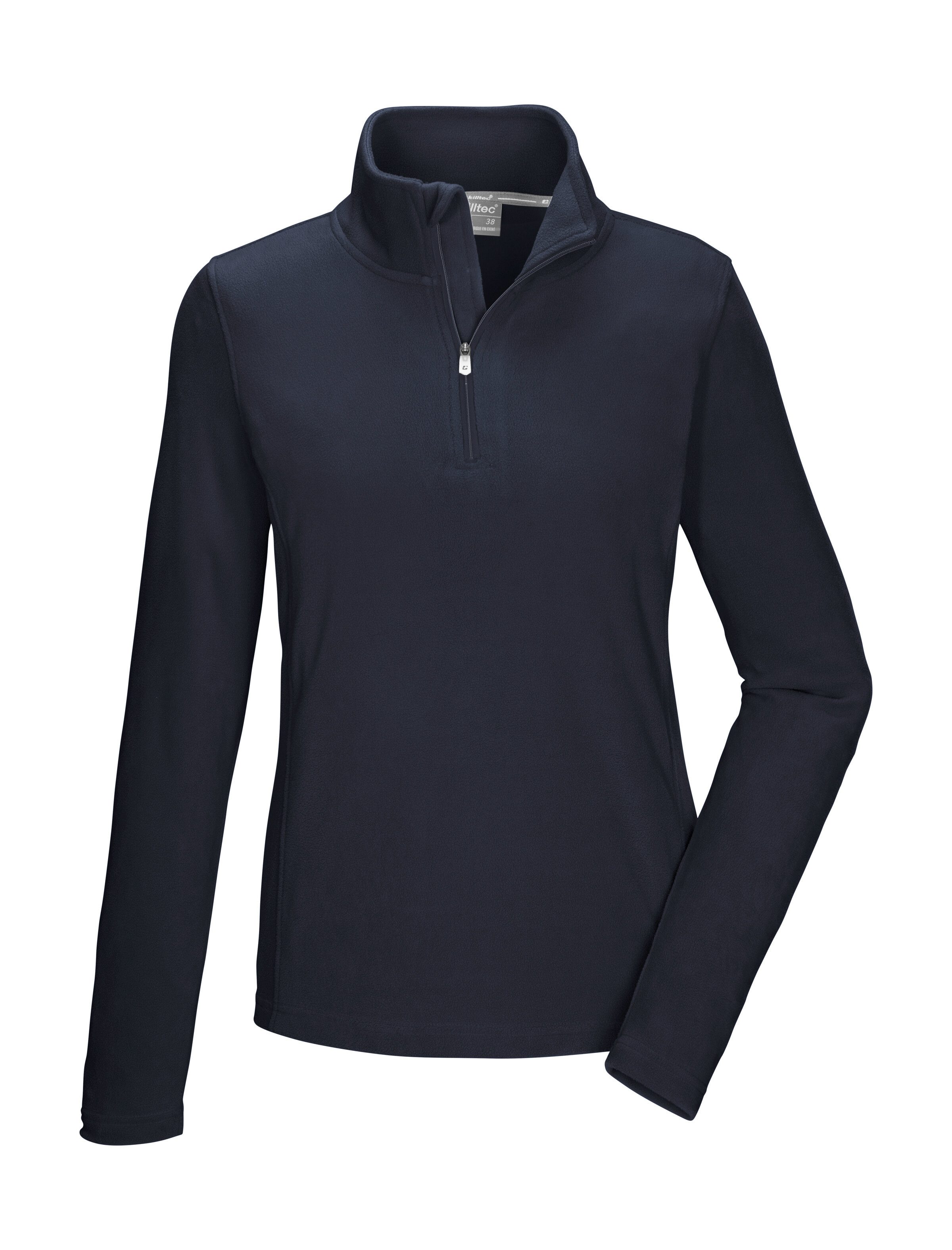 Killtec Fleeceshirt KSW 99 WMN FLC SHRT Fleeceshirt mit Stehkragen, Reißverschluss, Kinnschutz