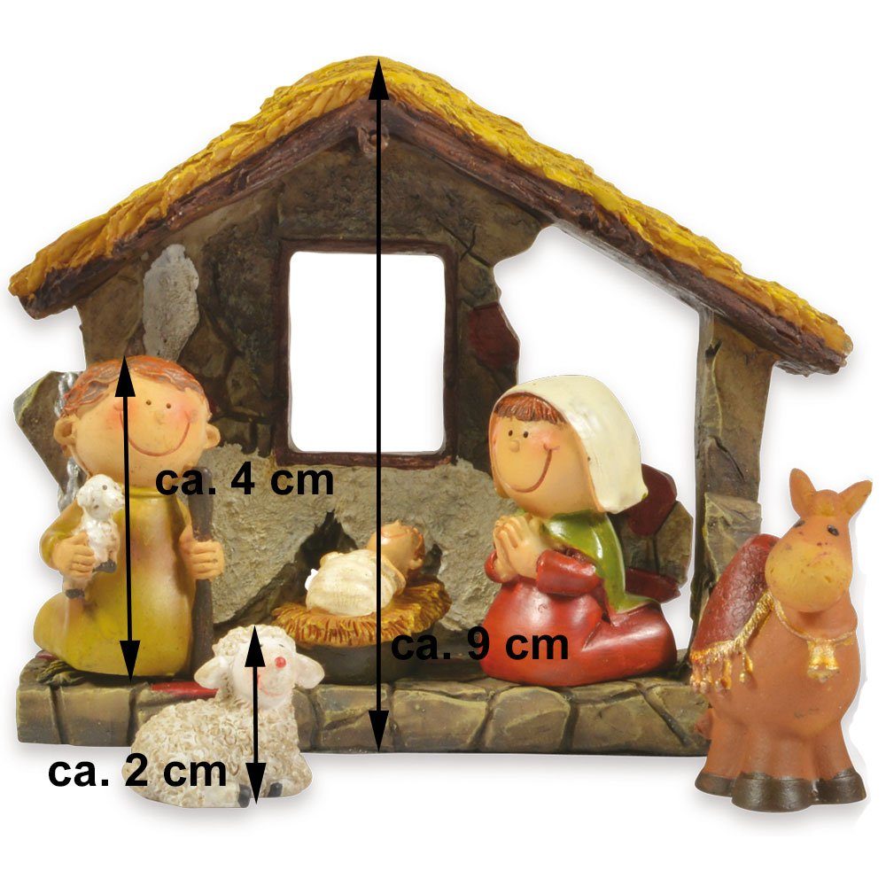 RIFFELMACHER & WEINBERGER Krippenfigur Kinder Set 2,5-9 cm, 12-tlg. mit Sta günstig online kaufen