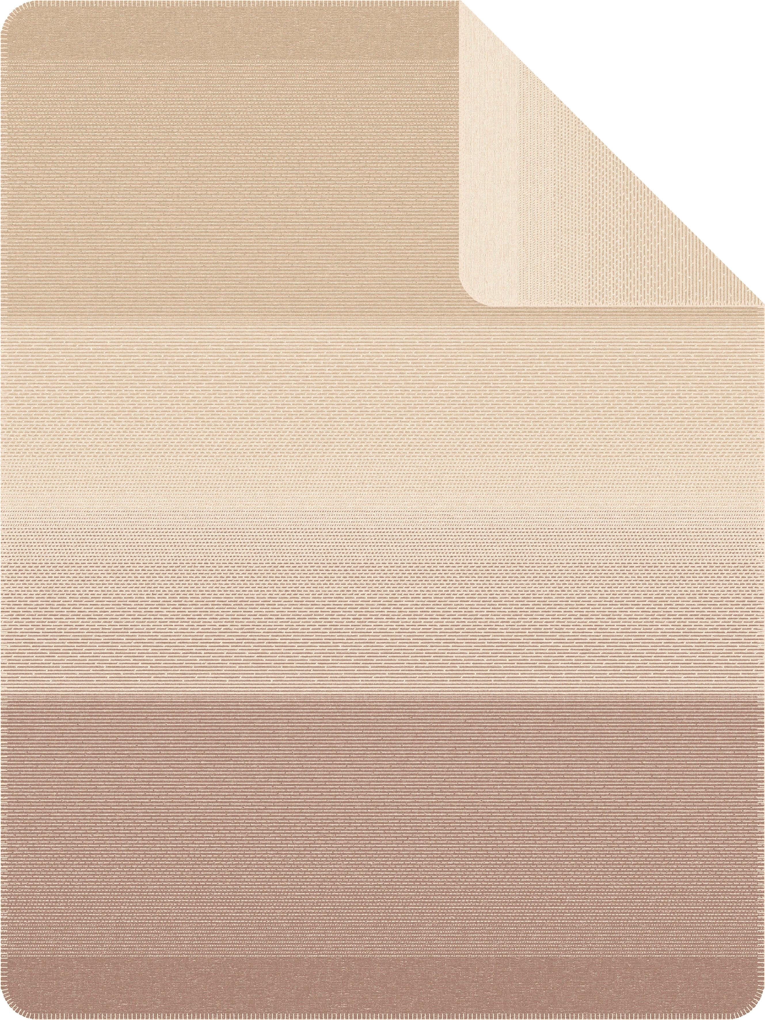 Wohndecke Toronto, IBENA, harmonischer Farbverlauf, Kuscheldecke günstig online kaufen