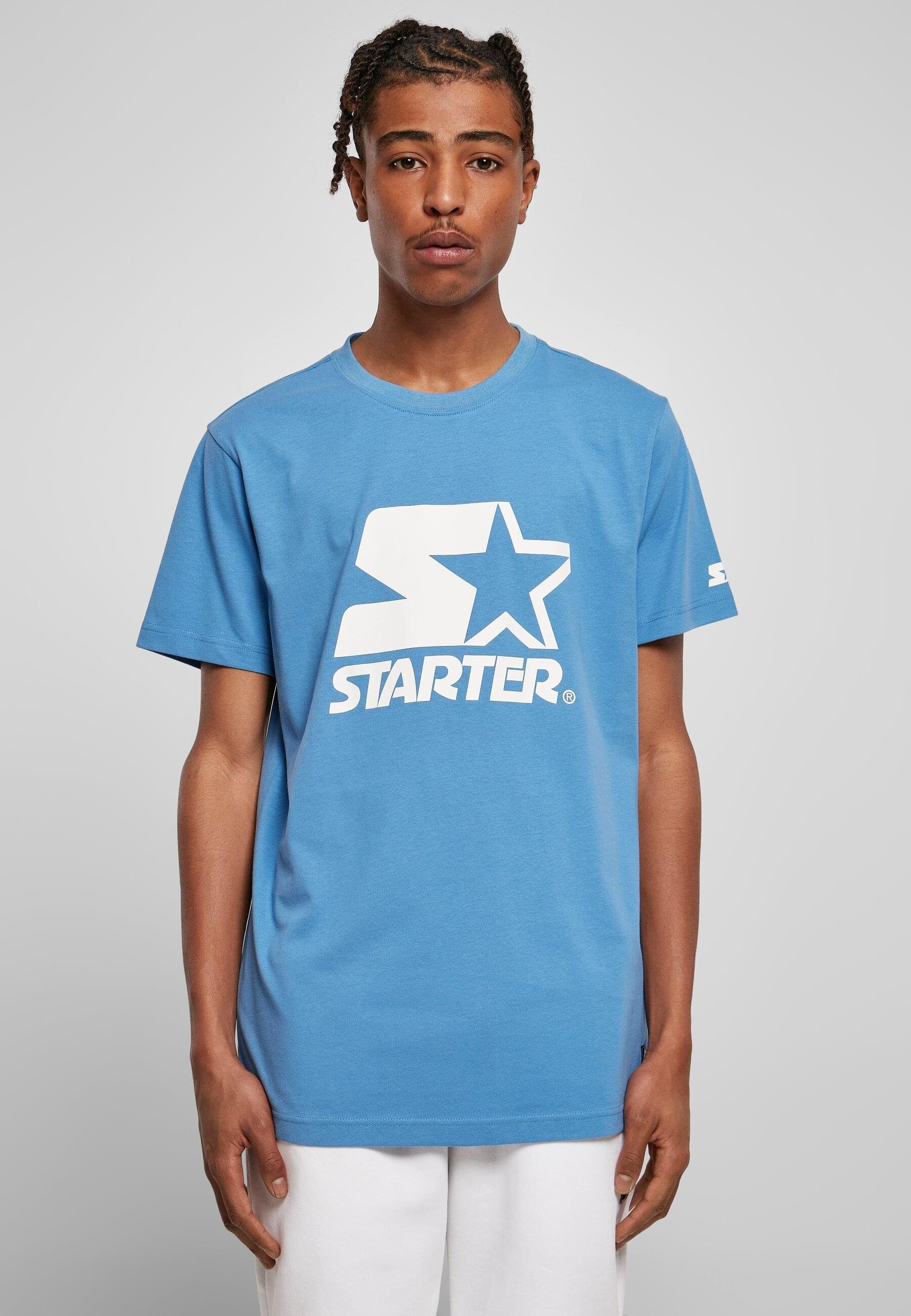 T-Shirt Starter Tee (1-tlg) Starter horizonblue Herren Logo