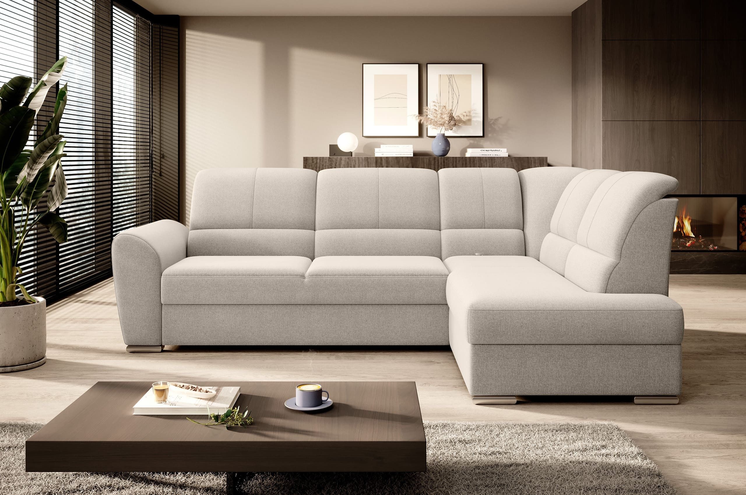 MF Design Polsterecke Silver, mit Bettfunktion
