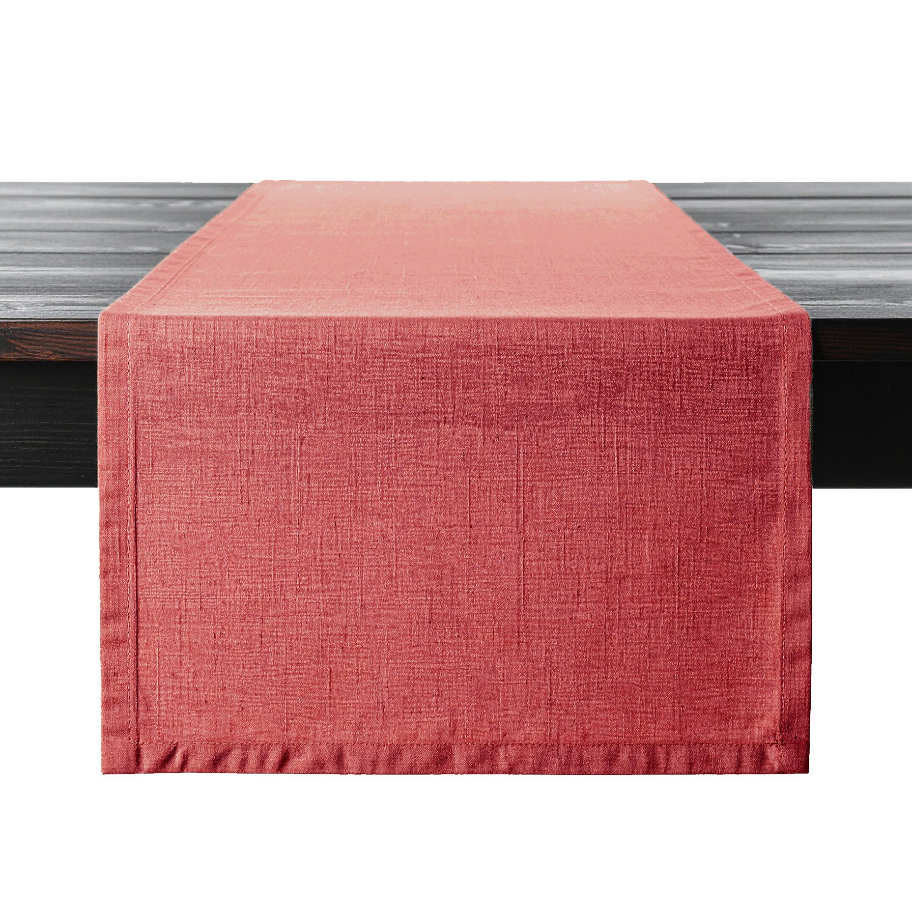 PROFLAX Tischläufer Tischläufer Proflax Leinen red 50x150 cm, gewebt