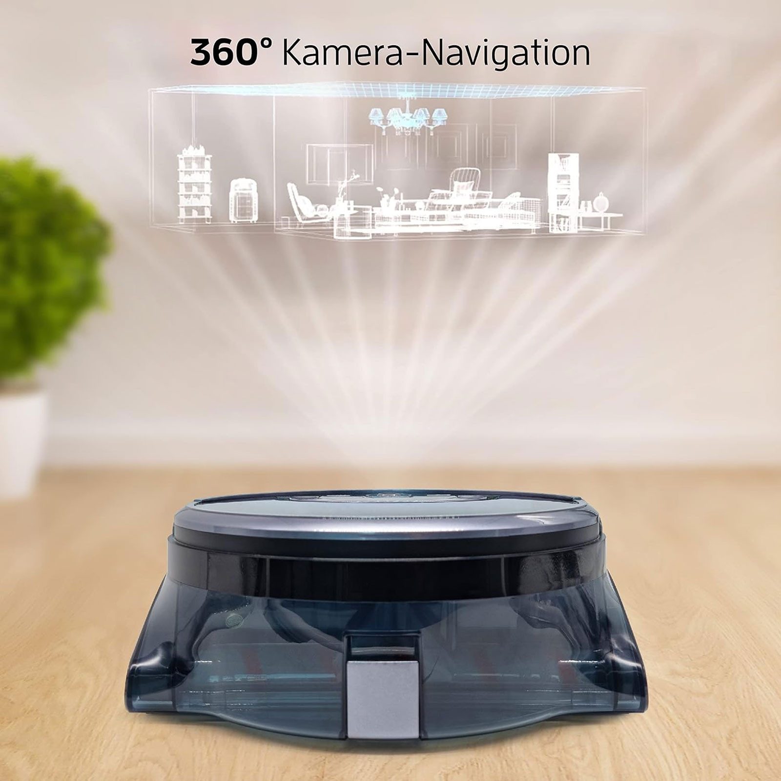 ZACO Saugroboter W450 Saugroboter mit Wischfunktion