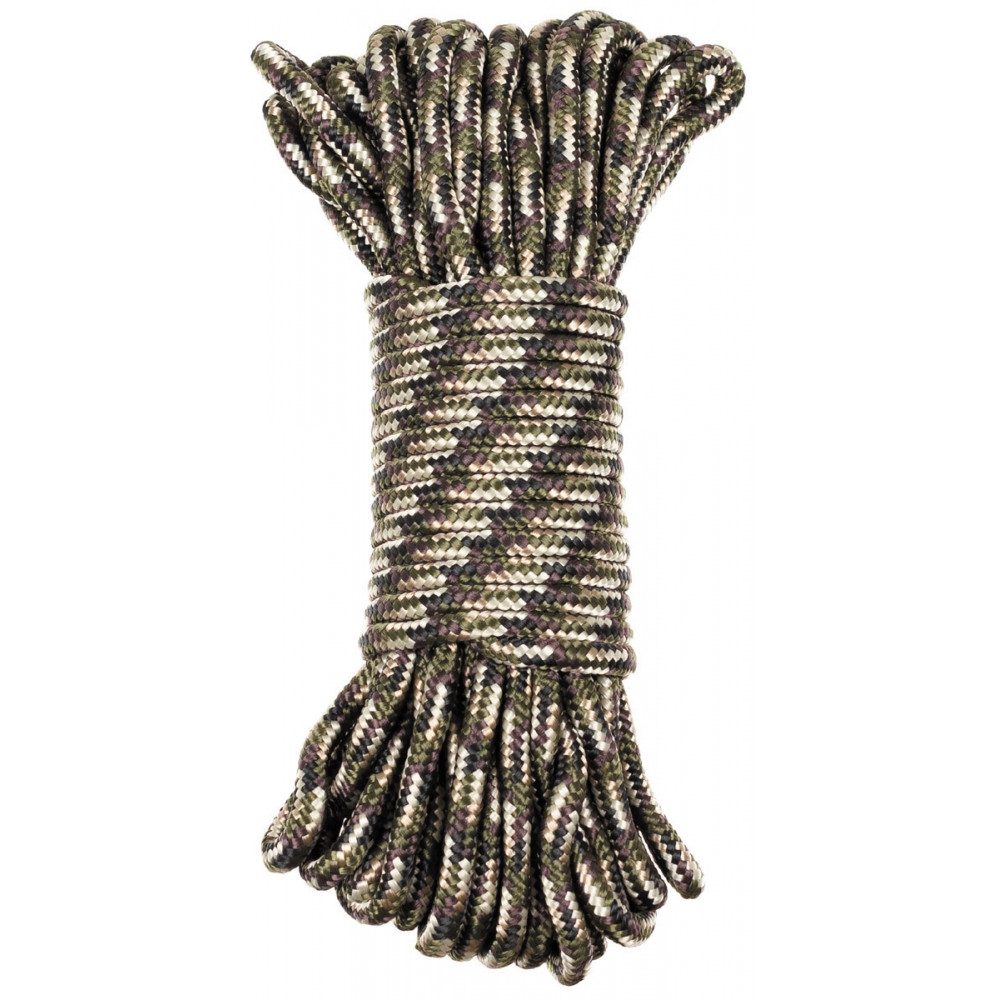 Seil Seil in Tarnfarbe 15 Meter Polyester