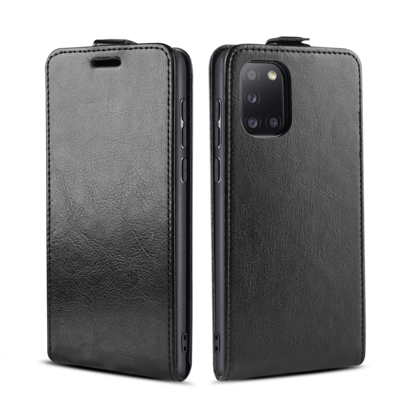 Tec-Expert Handyhülle Klapp Hülle für Samsung Galaxy A31 6.4 Zoll, 6.4", Tasche Klapphülle Case mit Kartenfach Fliphülle vertikal